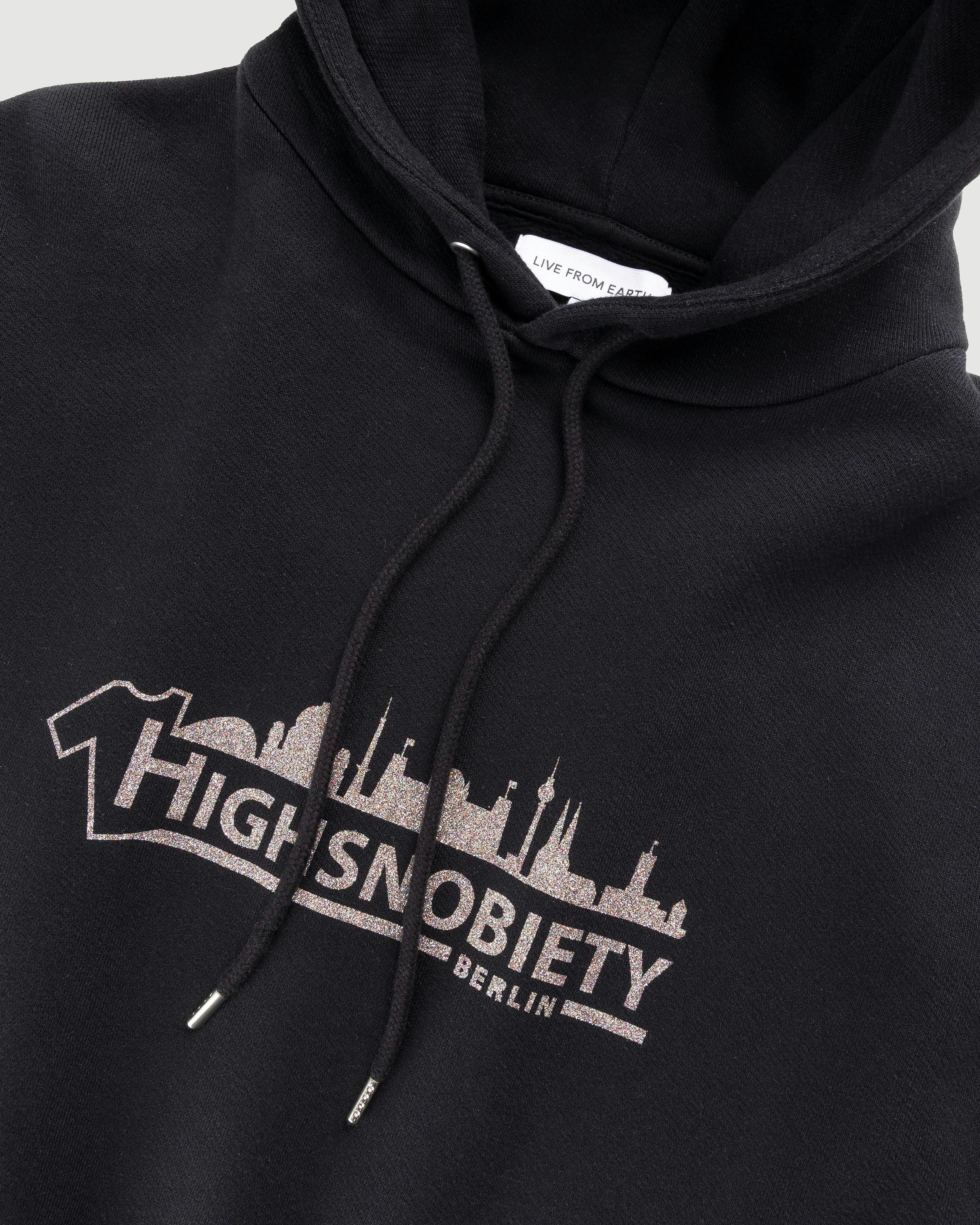 Live From Earth x Highsnobiety - BERLIN, BERLIN 3 Logo Hoodie Black - Clothing - Black - Image 5