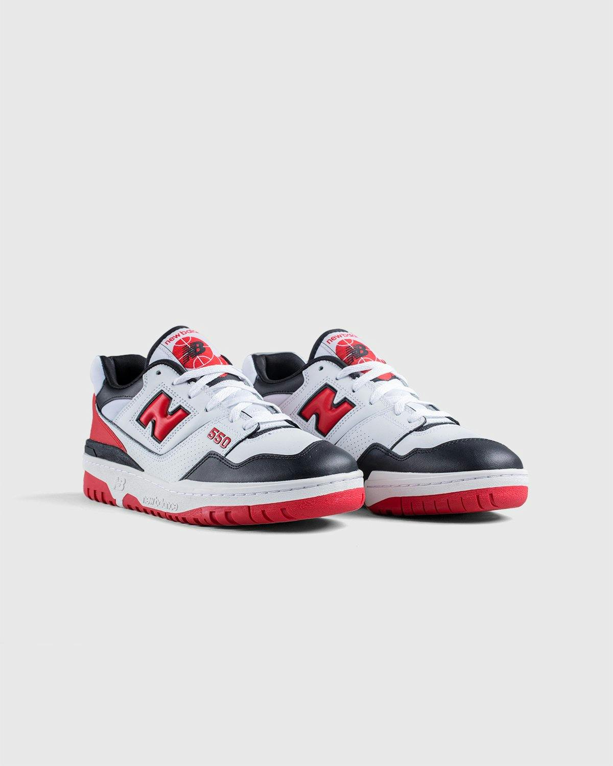 New Balance - BB550HR1 White Red Black - Footwear - White - Image 3