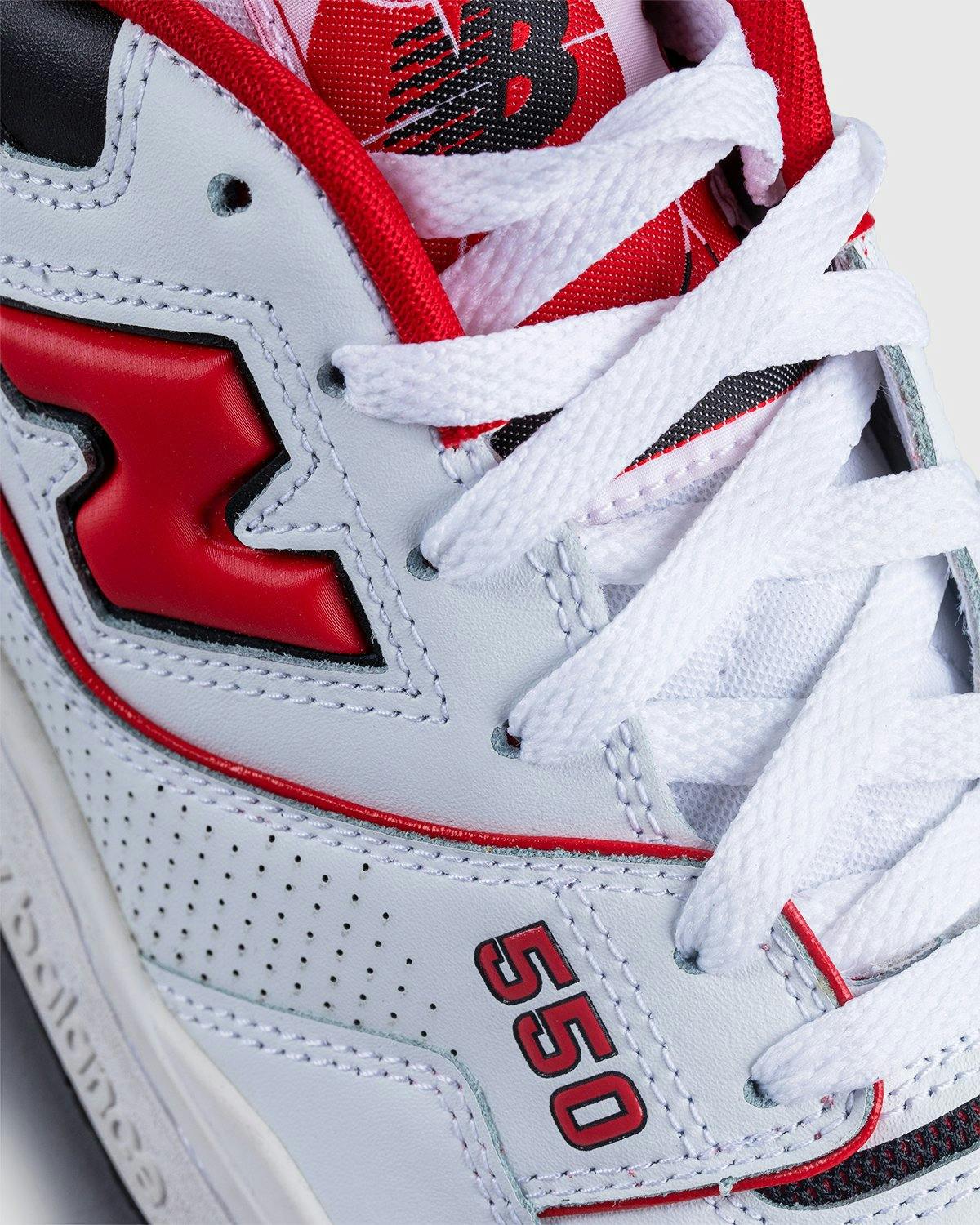 New Balance - BB550HR1 White Red Black - Footwear - White - Image 6