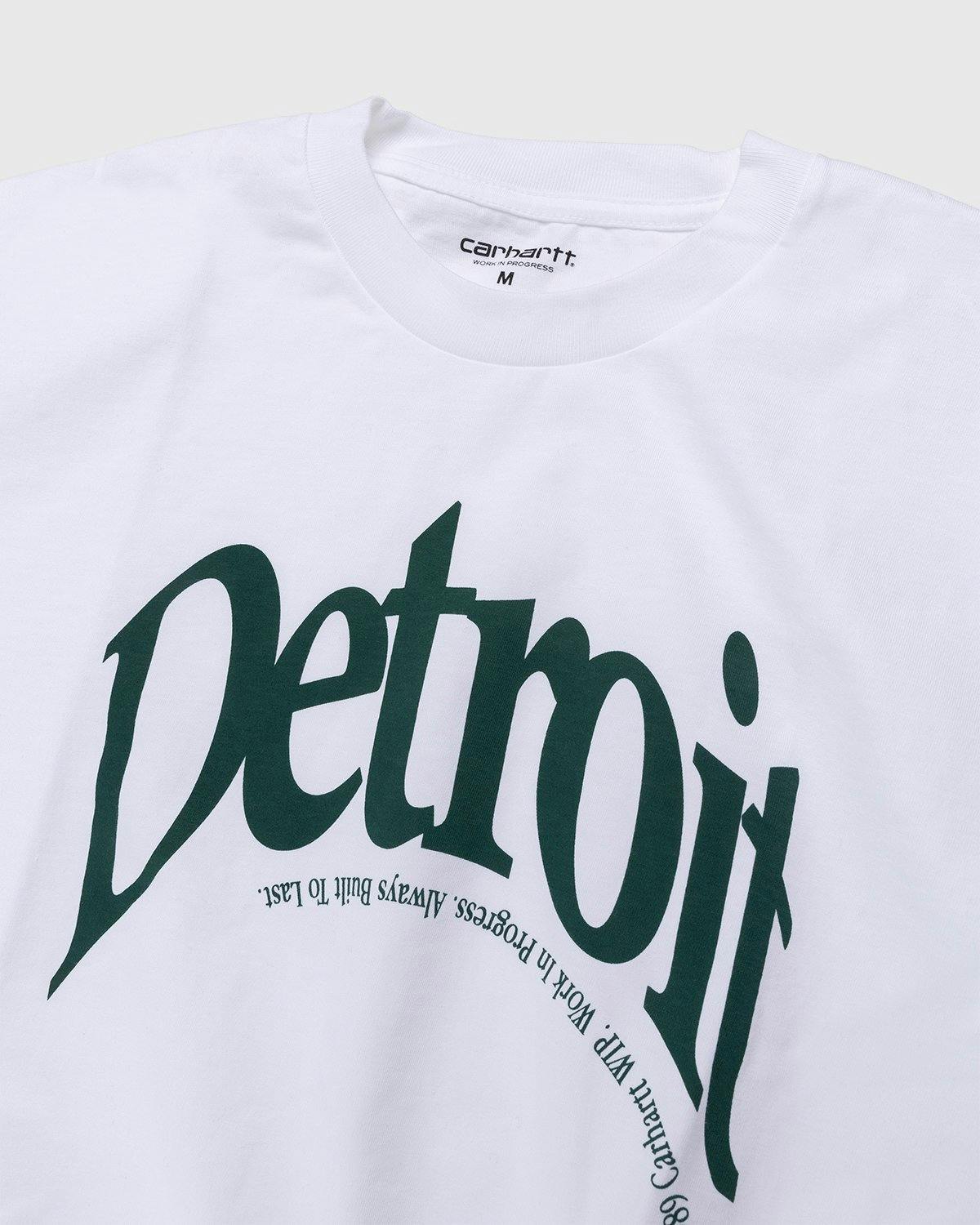 Carhartt WIP - Detroit Arch T-Shirt White - Clothing - White - Image 3