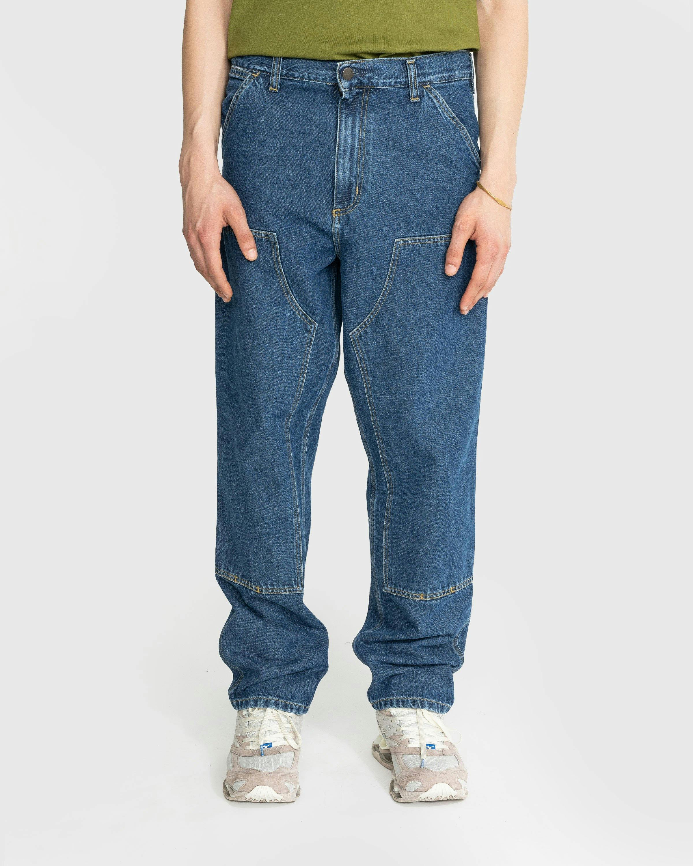 Carhartt WIP - Double Knee Pant Blue - Clothing - Blue - Image 2