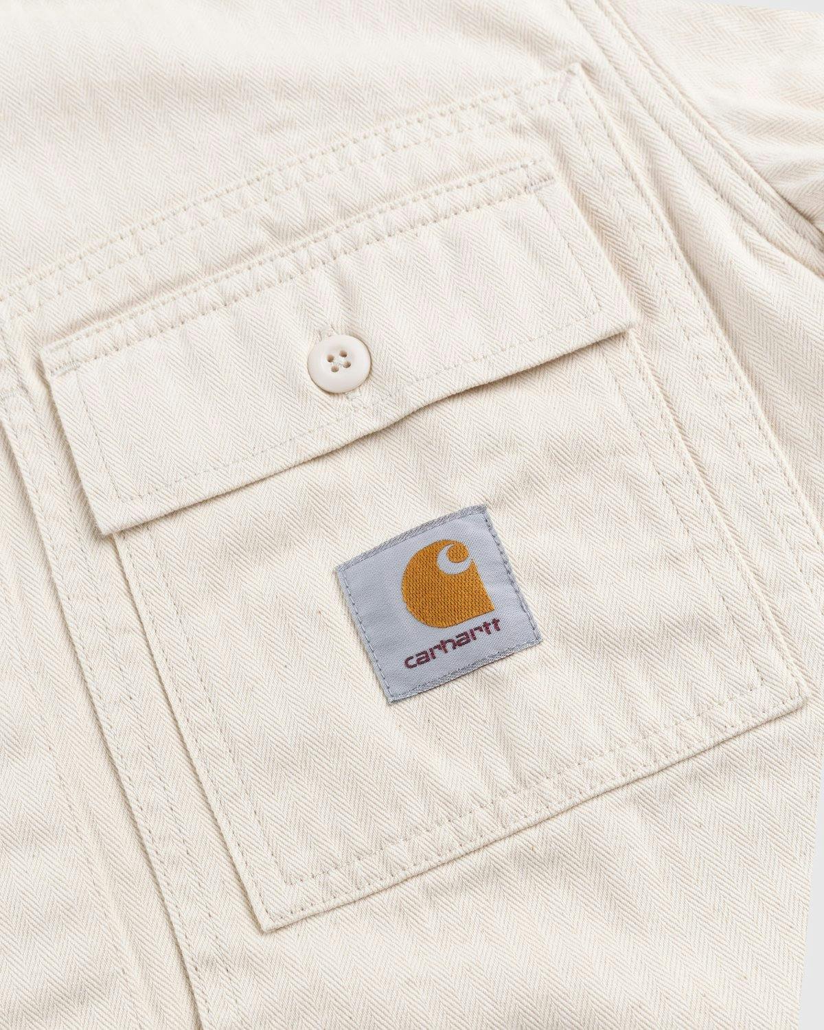 Carhartt WIP - Charter Shirt Natural - Clothing - Beige - Image 5