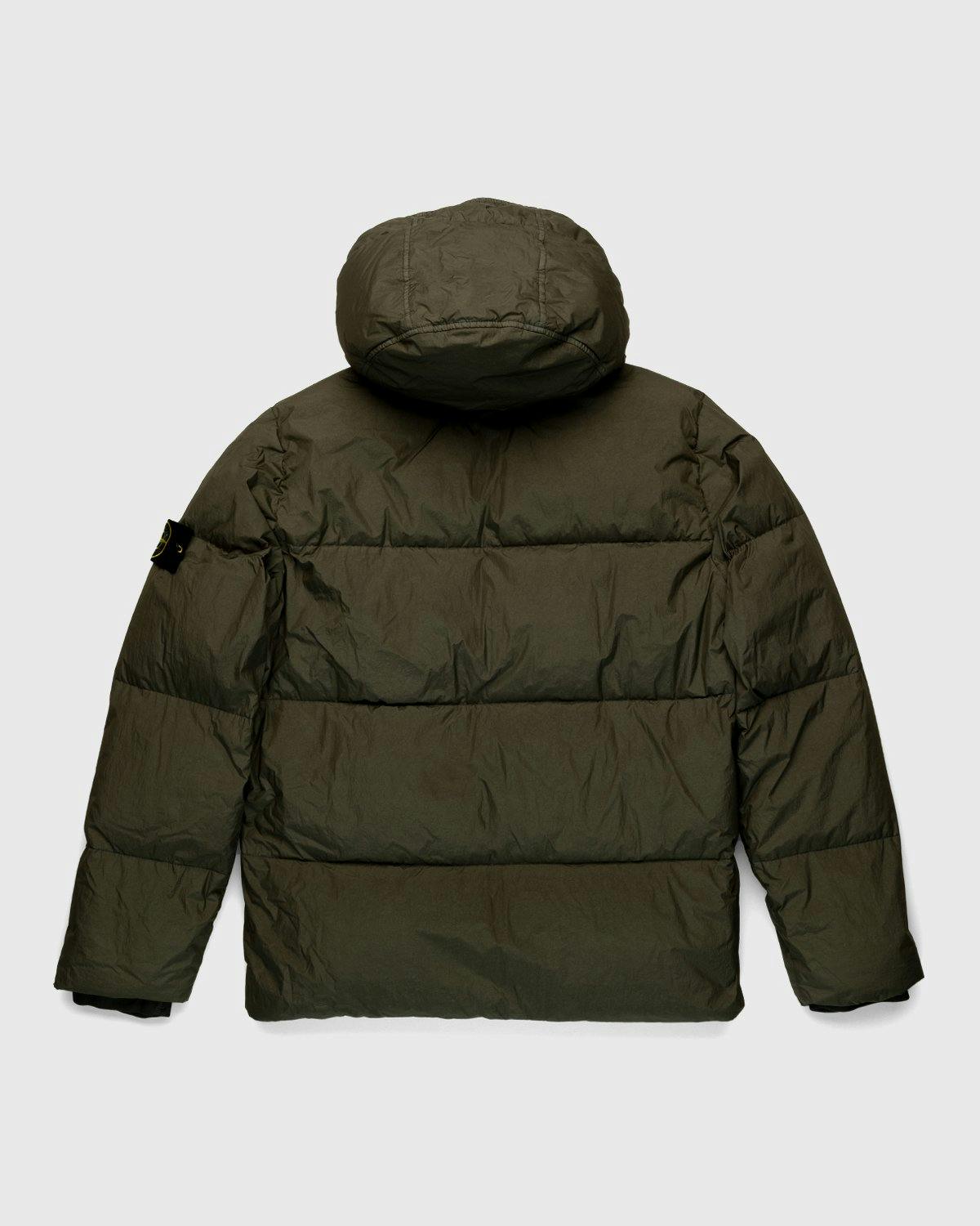 Stone Island - Real Down Jacket Sage Green - Clothing - Green - Image 2