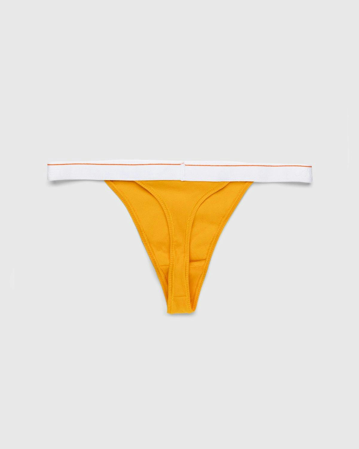 Heron Preston x Calvin Klein - Womens High Leg Thong Sunflower - Clothing - Yellow - Image 2