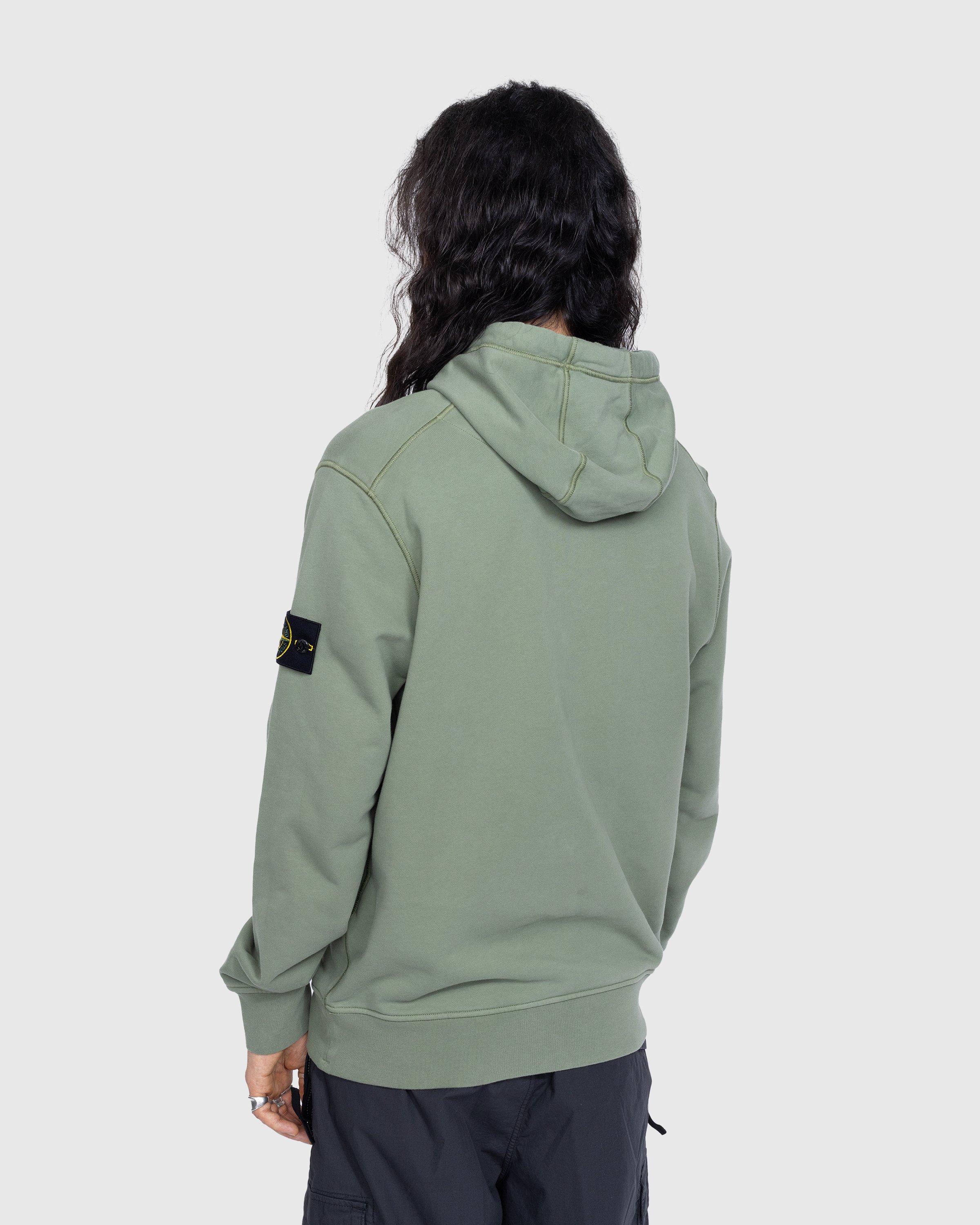 Stone Island - Felpa Green 64151 - Clothing - Green - Image 3