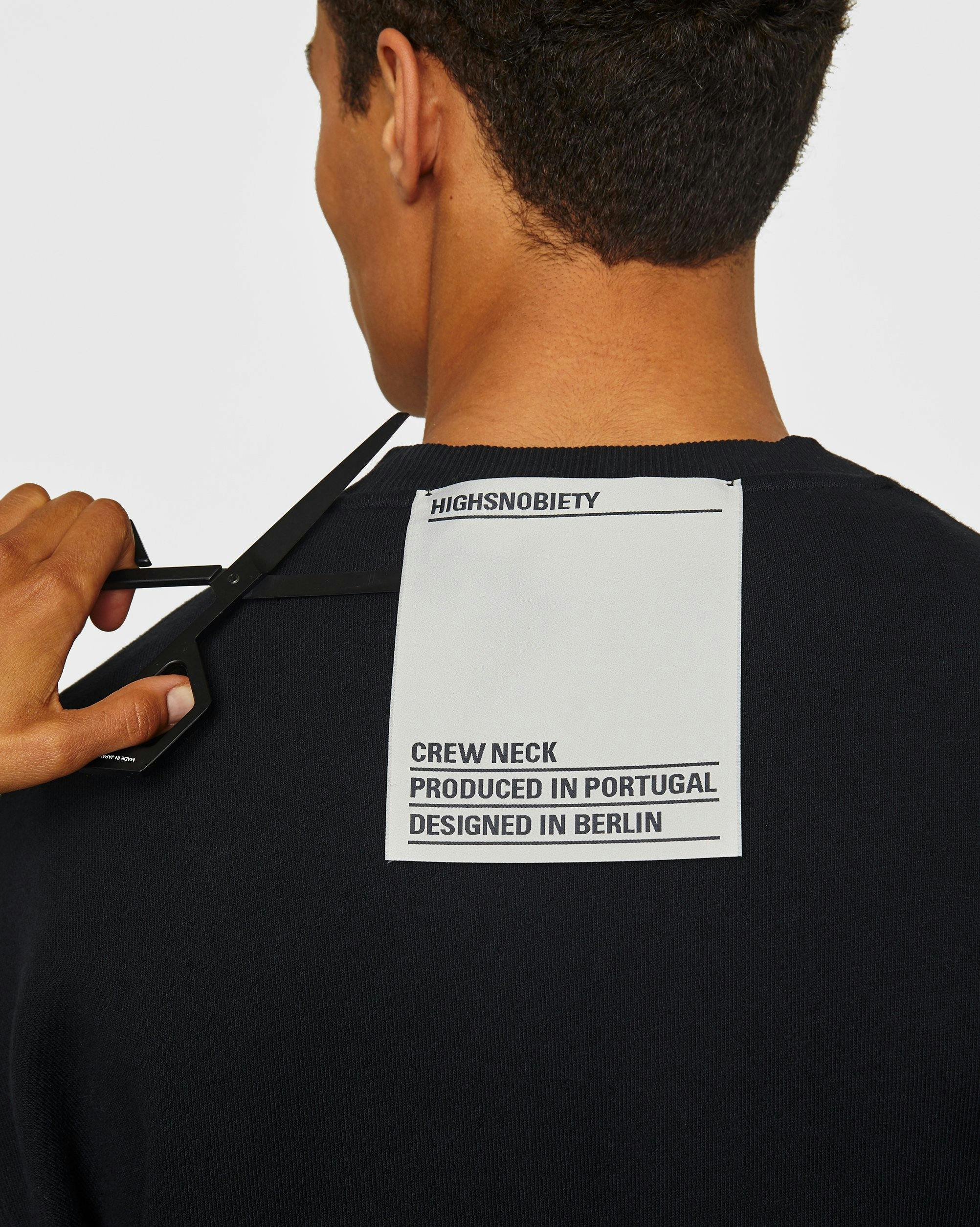 Highsnobiety - Staples Sweatshirt Black - Clothing - Black - Image 4