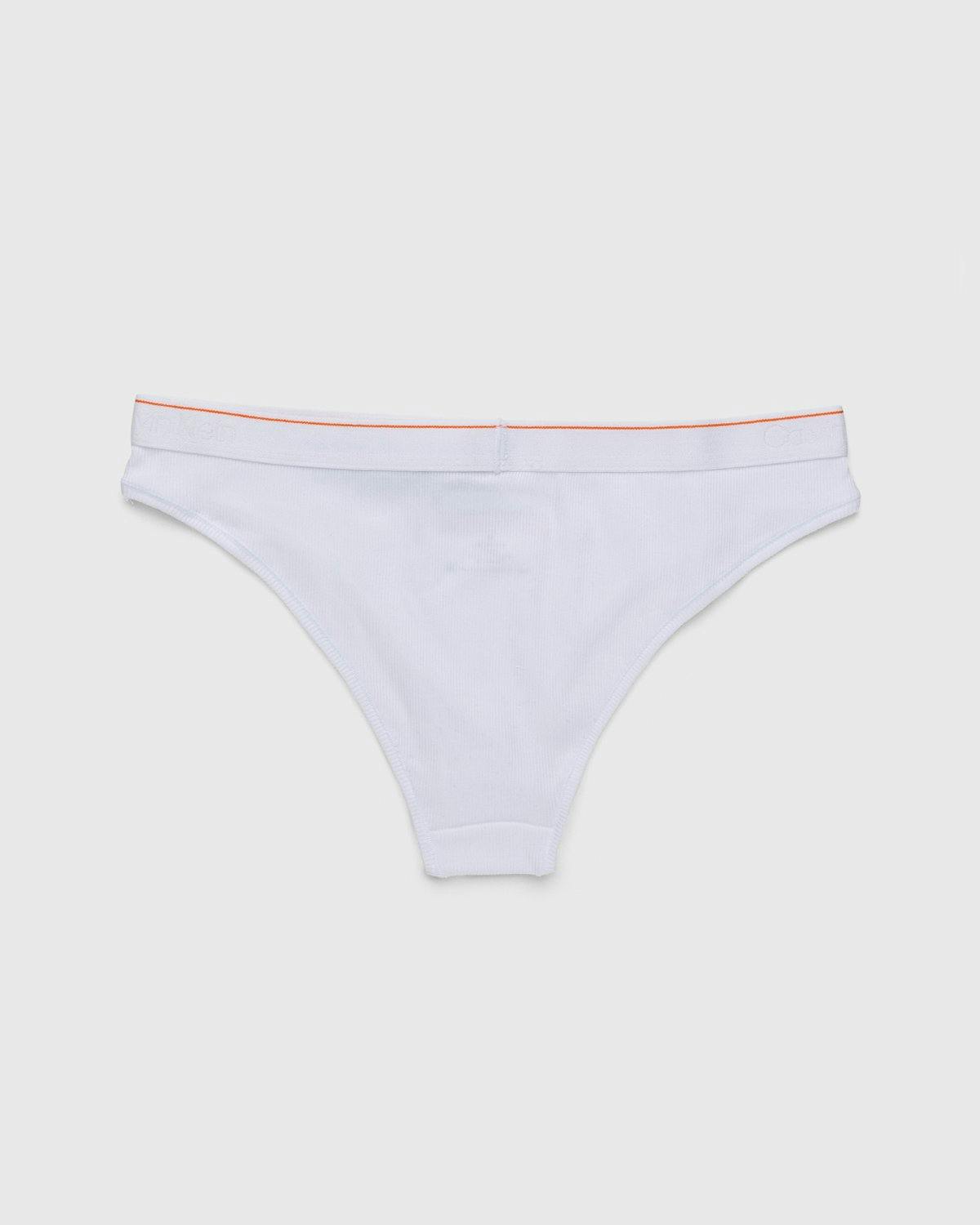 Heron Preston x Calvin Klein - Womens High Waisted Tanga White - Clothing - White - Image 2