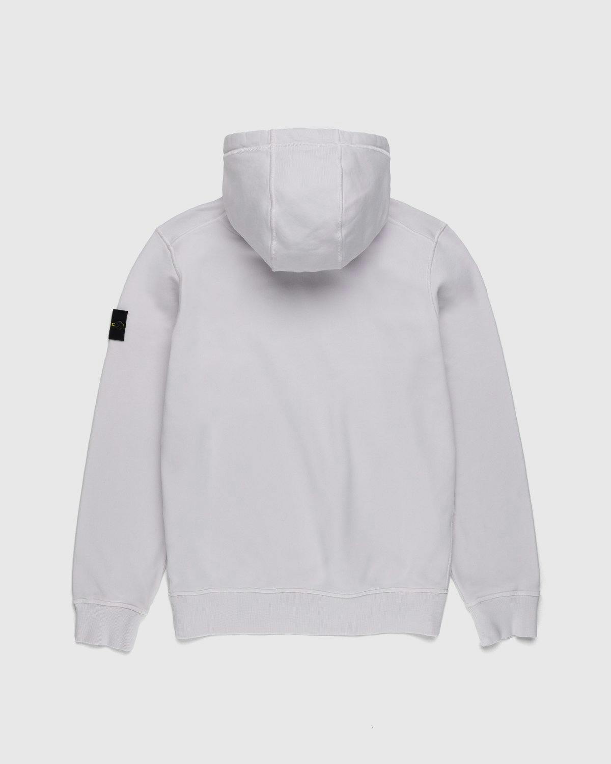 Stone Island - 64151 Garment-Dyed Cotton Fleece Hoodie Pink - Clothing - Pink - Image 2