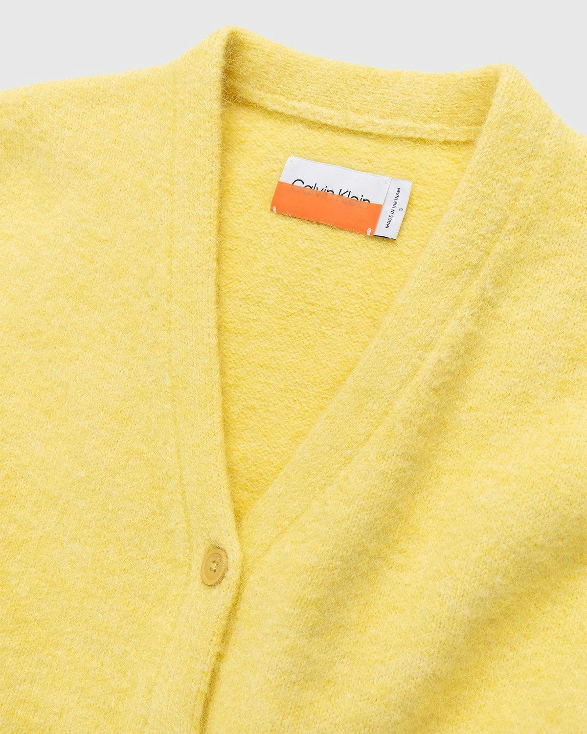 Heron Preston x Calvin Klein - Womens Cardigan Custard - Clothing - Yellow - Image 4