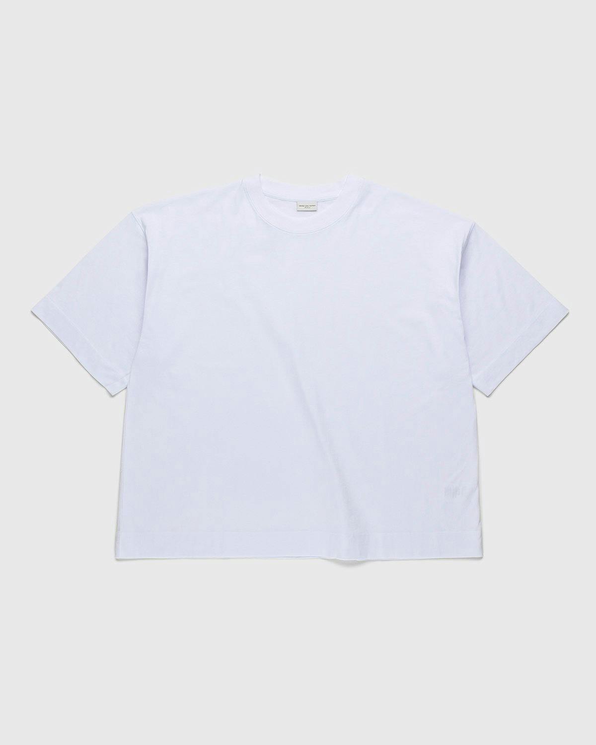 Dries van Noten - Hen Oversized T-Shirt White - Clothing - White - Image 2