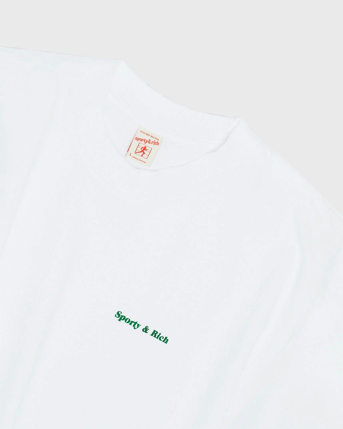 Sporty and Rich - Fun Logo Tee White - Clothing - White - Image 3