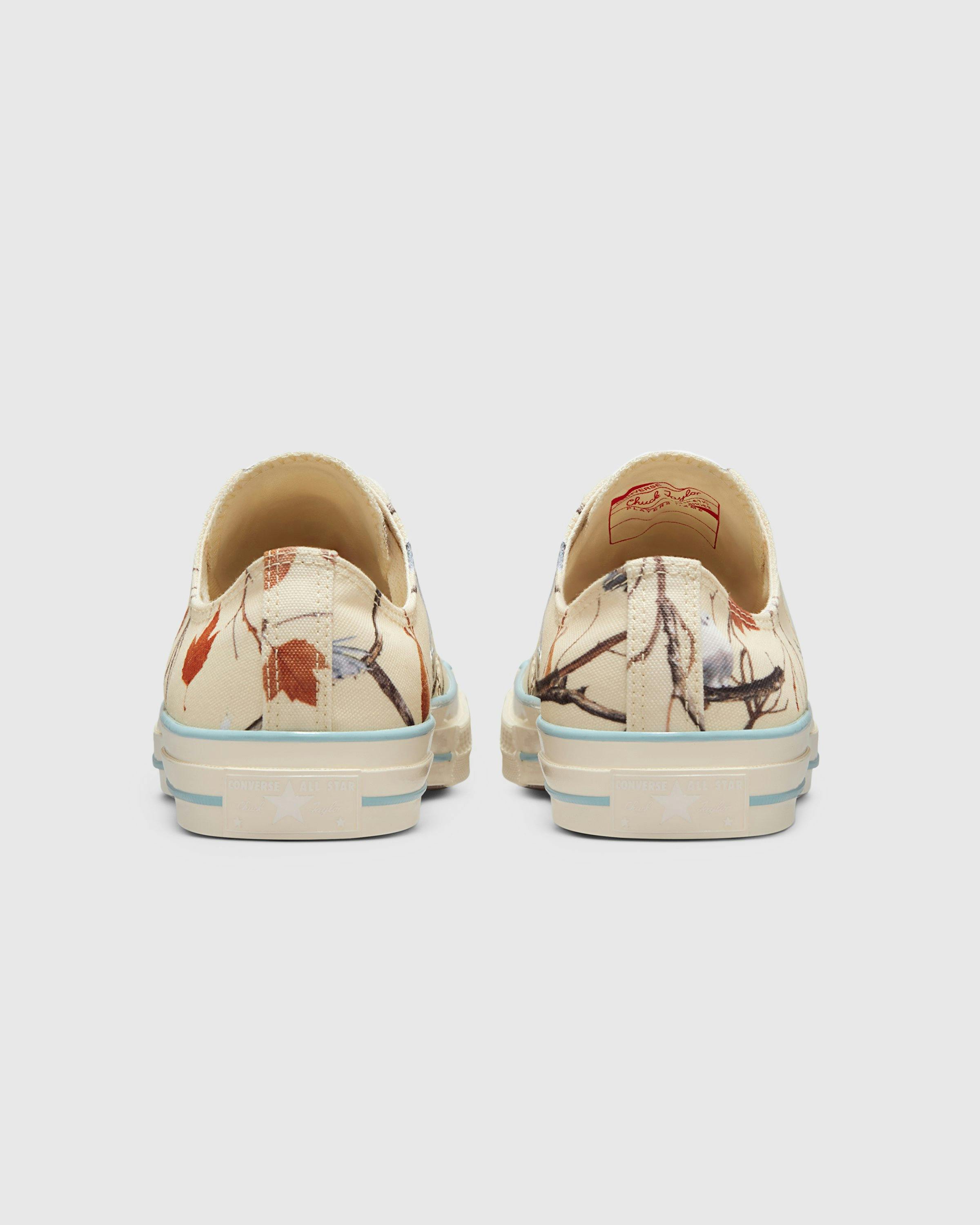 Converse x Golf Le Fleur - Chuck 70 Ox Owl Camo Egret/Corydalis Blue/Antique White - Footwear - Beige - Image 3