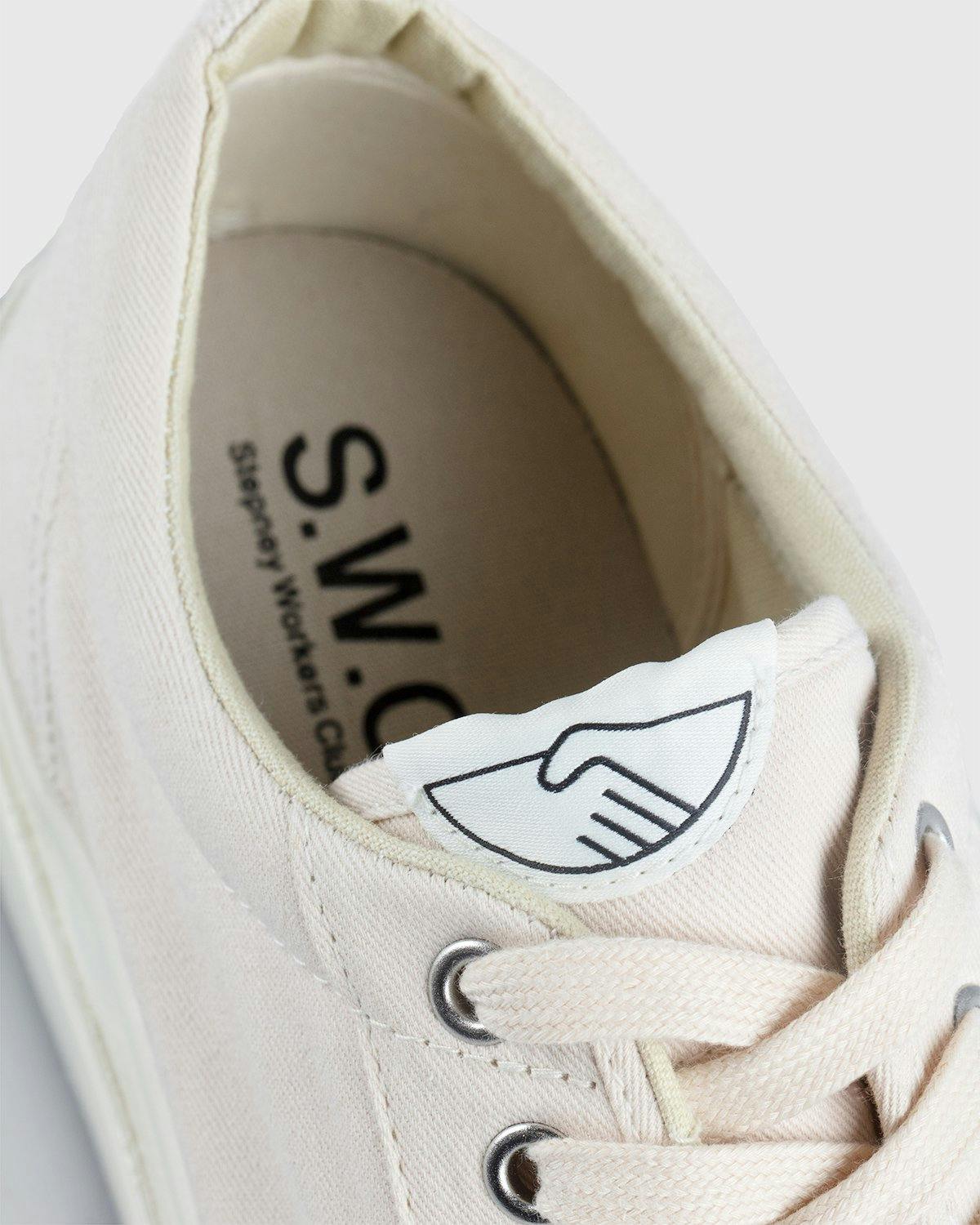 Stepney Workers Club - Dellow Canvas Raw Ecru - Footwear - Beige - Image 5