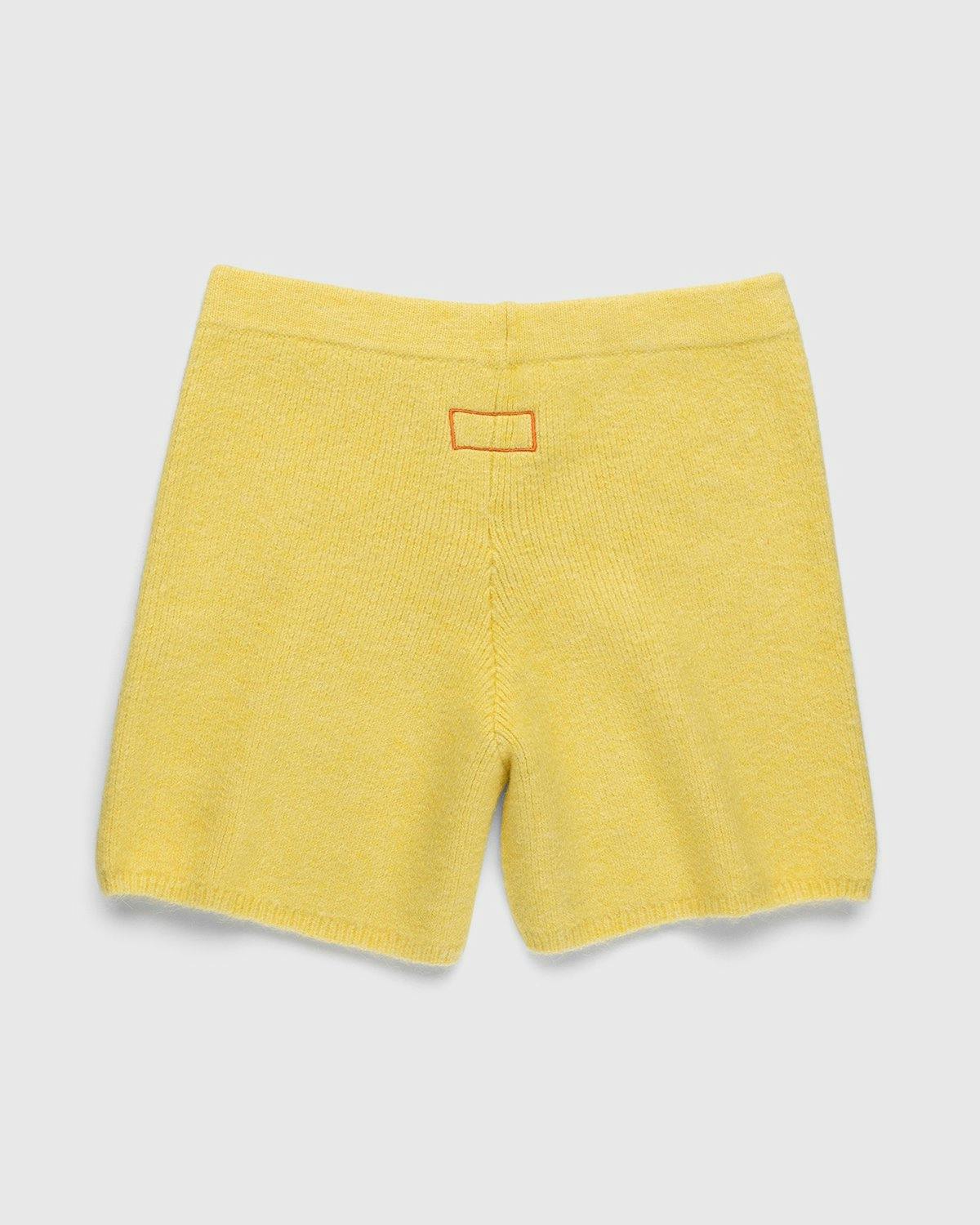 Heron Preston x Calvin Klein - Womens Knit Bike Short Custard - Clothing - Yellow - Image 2