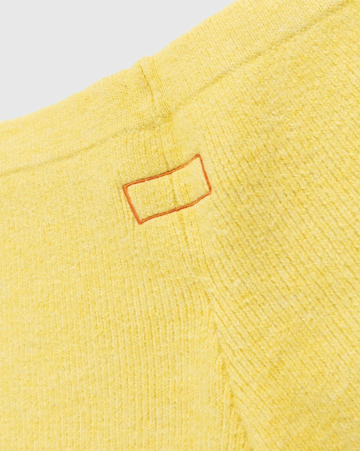 Heron Preston x Calvin Klein - Womens Knit Bike Short Custard - Clothing - Yellow - Image 4