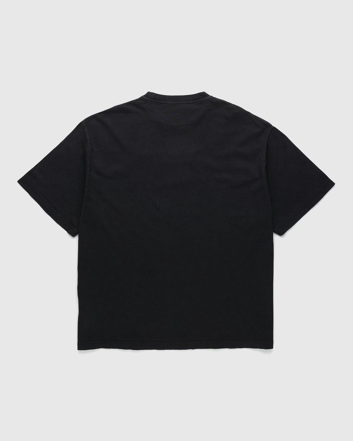 Acne Studios - Cotton Logo T-Shirt Black - Clothing - Black - Image 2