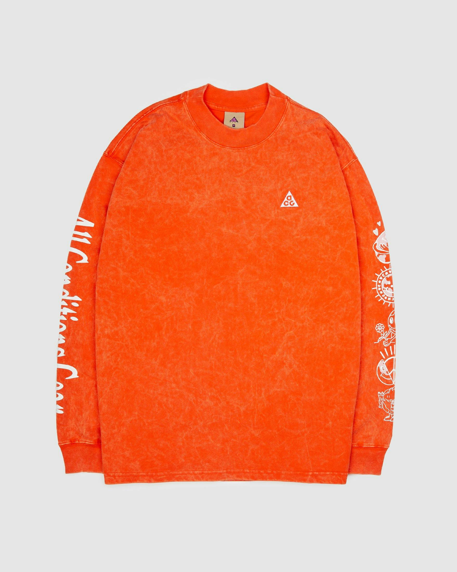 Nike ACG - Earth Men'S Longsleeve Orange - Clothing - Orange - Image 2