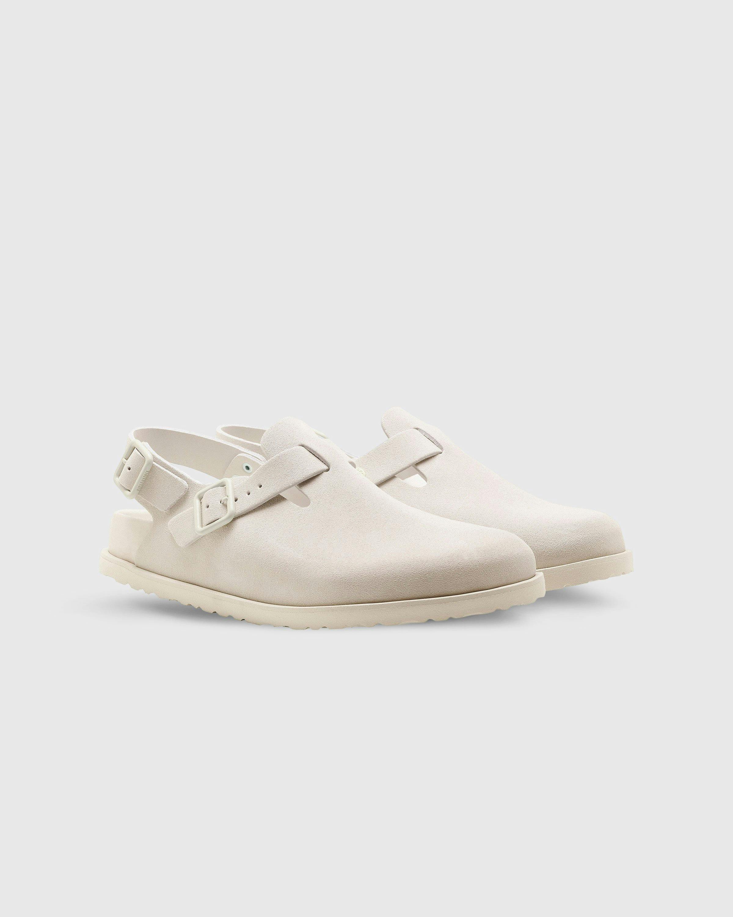 Birkenstock - Tokio Suede Leather Bone - Sandals & Slides - White - Image 2