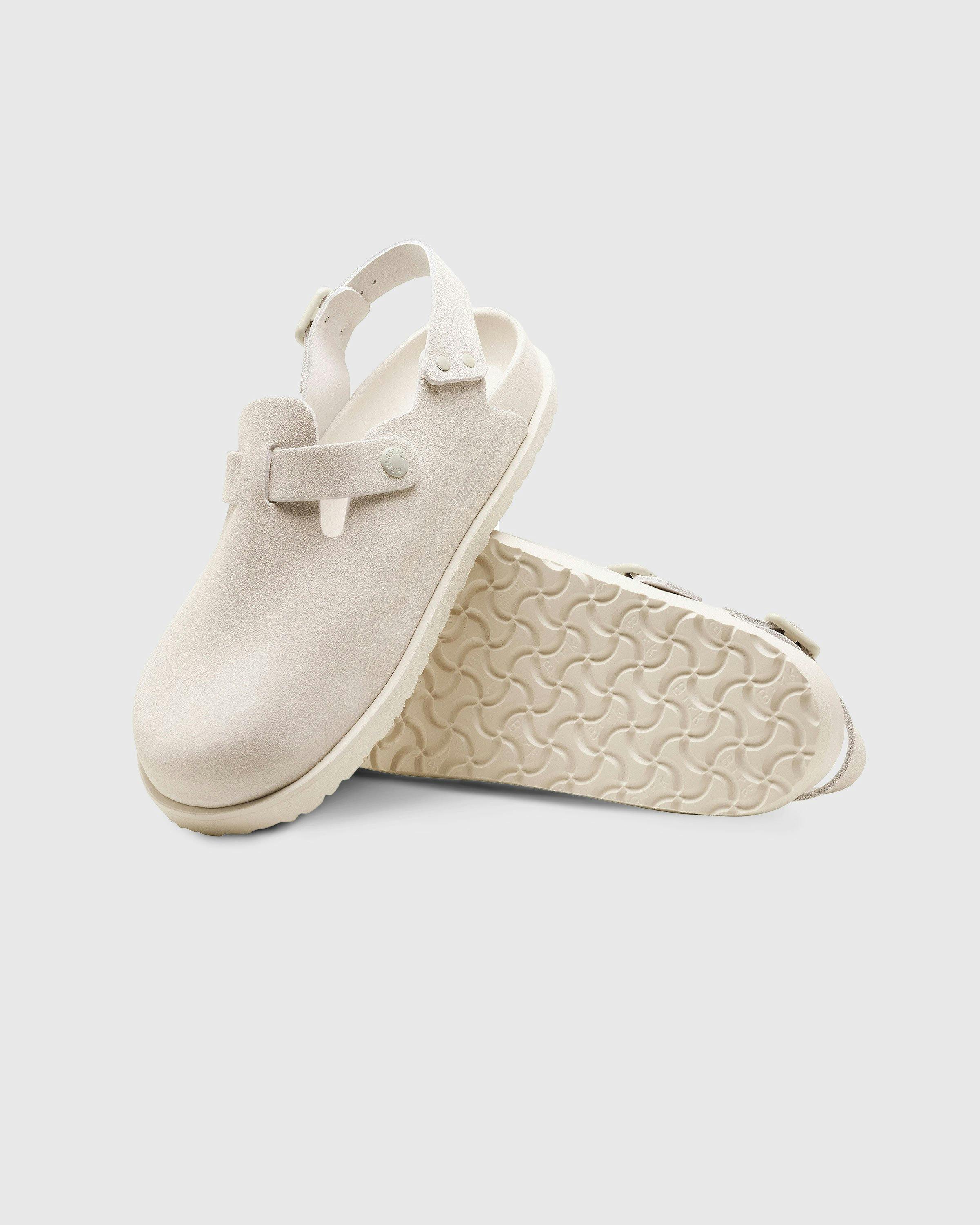 Birkenstock - Tokio Suede Leather Bone - Sandals & Slides - White - Image 3