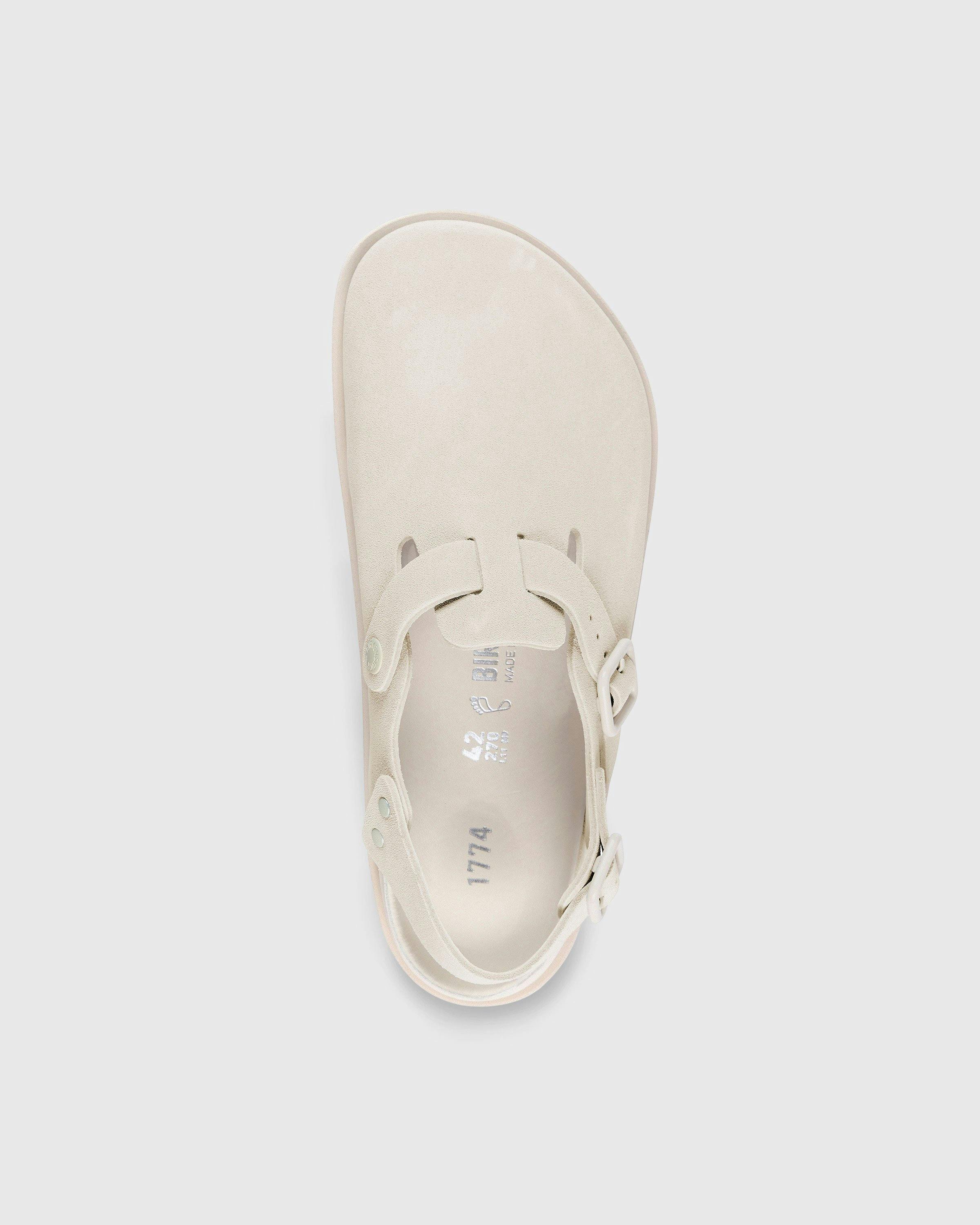 Birkenstock - Tokio Suede Leather Bone - Sandals & Slides - White - Image 4