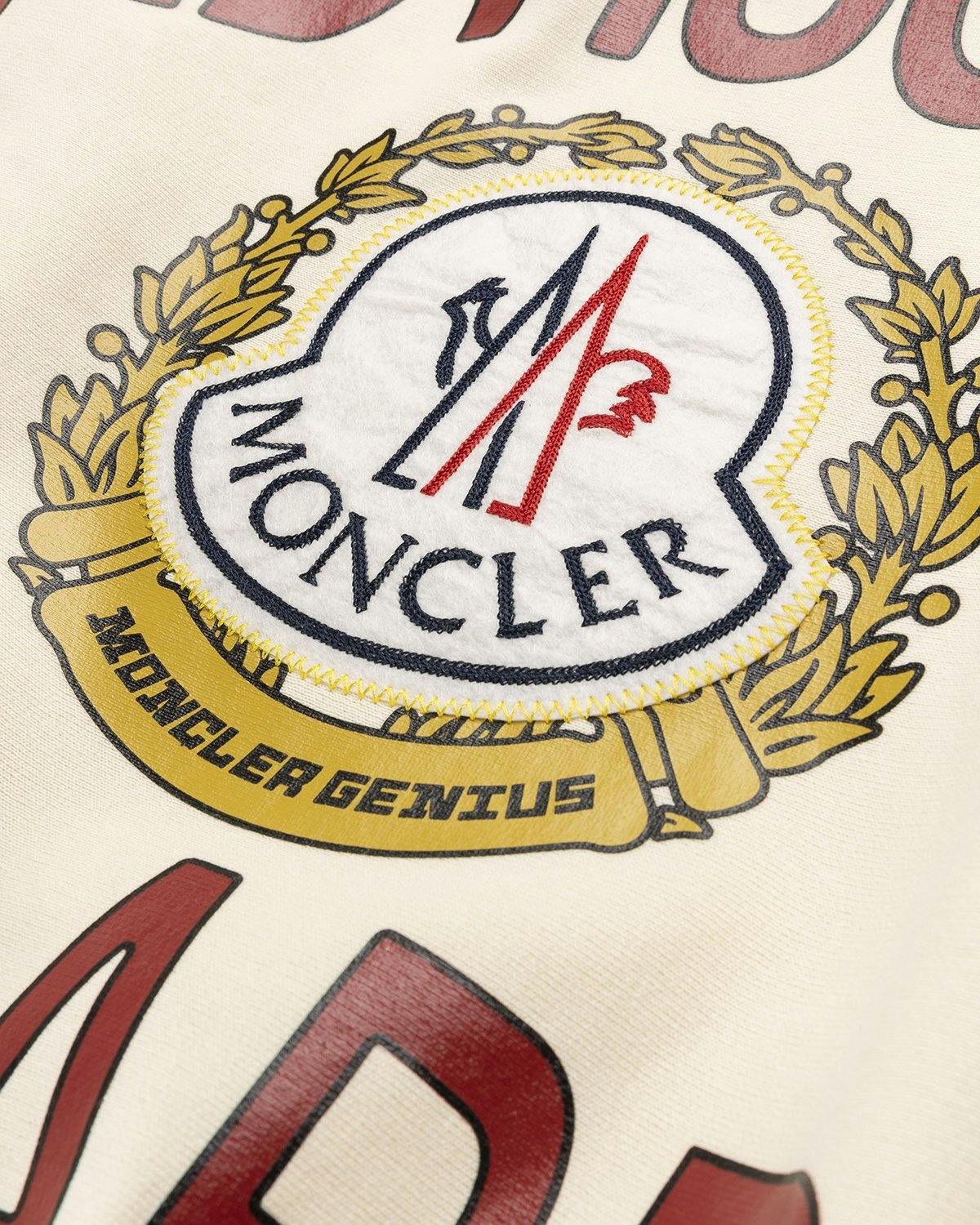 Moncler Genius - Crystal Transfer University Hoodie Cream - Sweats - Beige - Image 3