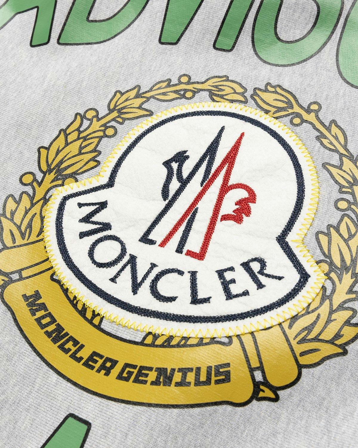 Moncler Genius - Crystal Transfer University Hoodie Grey - Sweats - Grey - Image 5