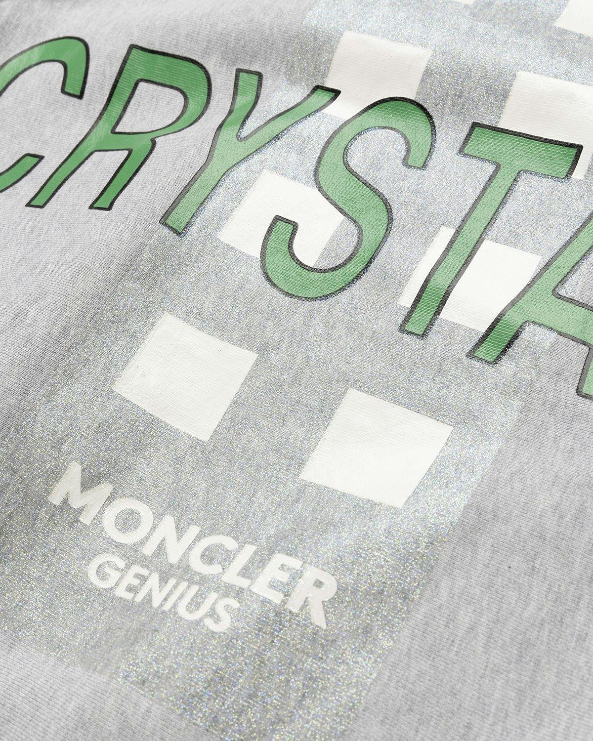 Moncler Genius - Crystal Transfer University Hoodie Grey - Sweats - Grey - Image 6