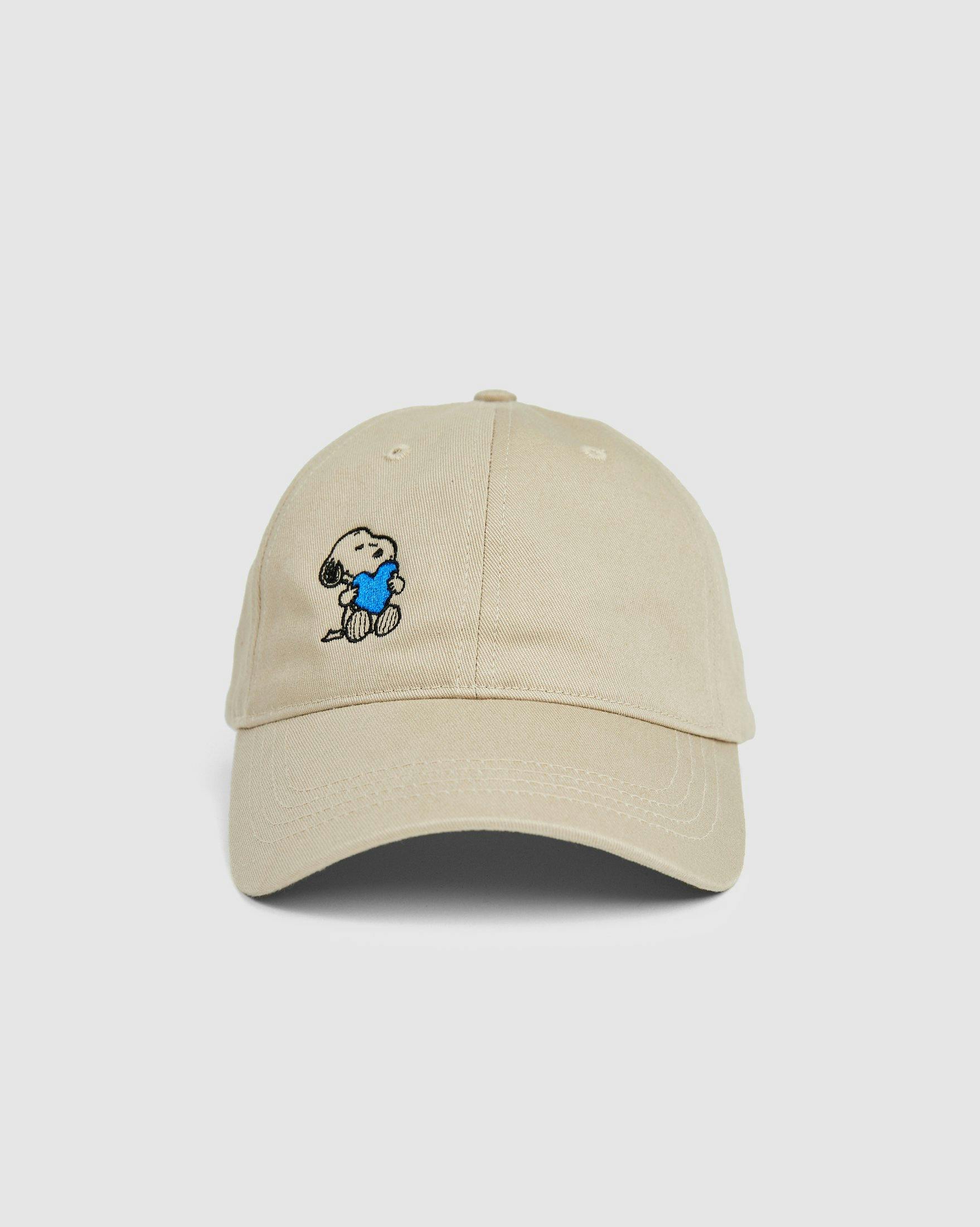 Colette Mon Amour x Soulland - Snoopy Heart Beige Baseball Cap - Caps - Beige - Image 3