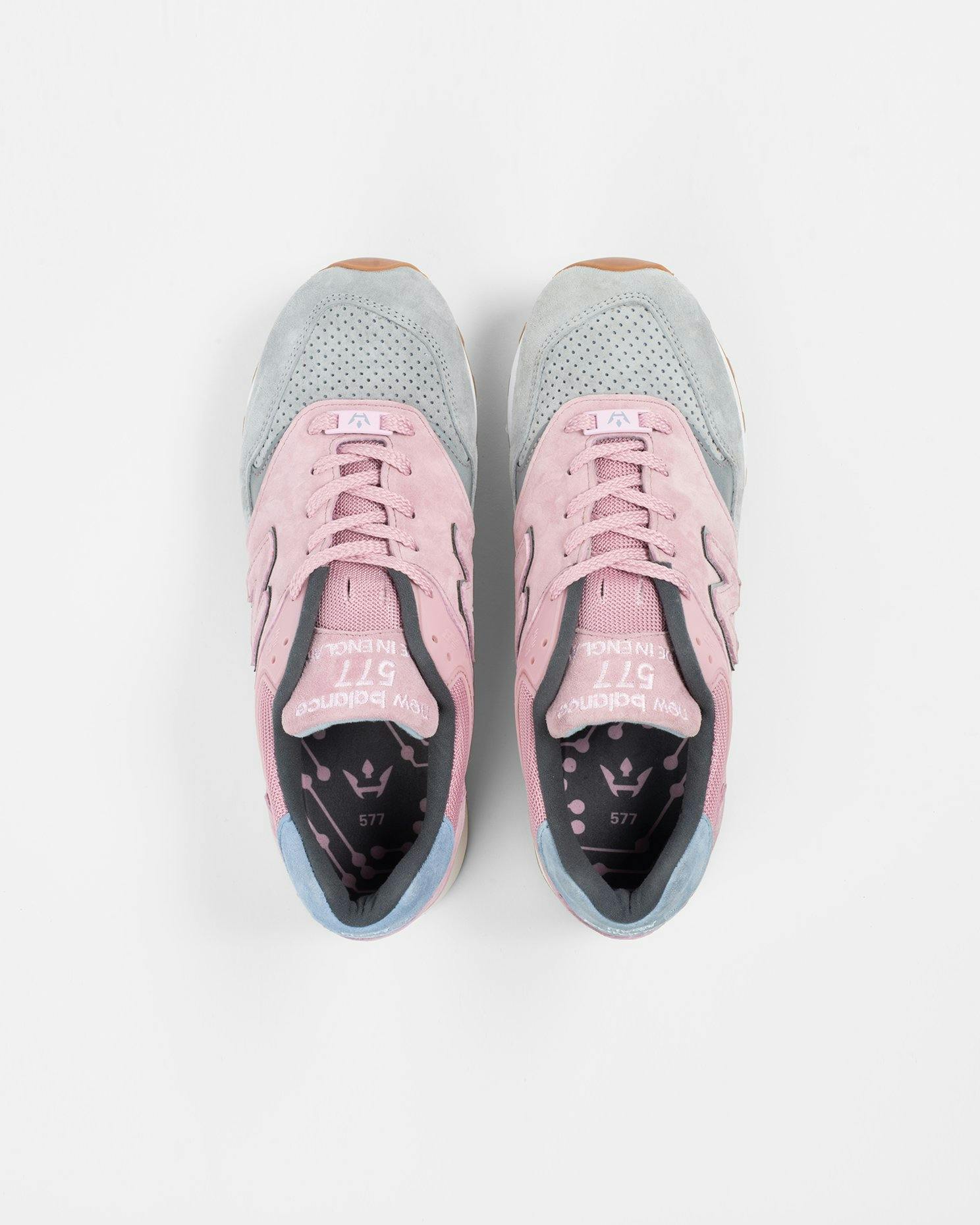 Highsnobiety x New Balance - 577 Pink/Grey - Sneakers - Pink - Image 4