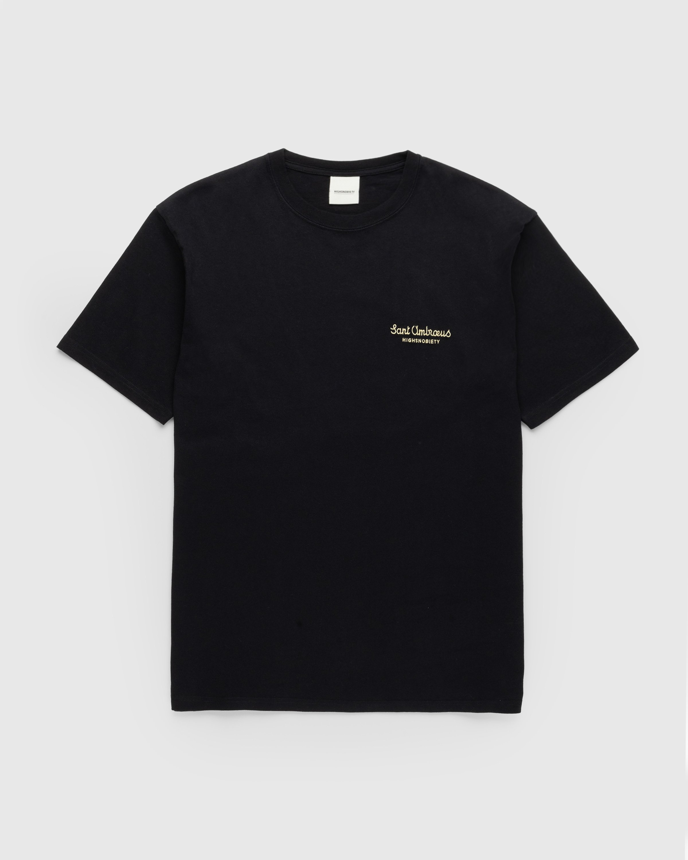 Highsnobiety x Sant Ambroeus – T-Shirt Black | Highsnobiety Shop