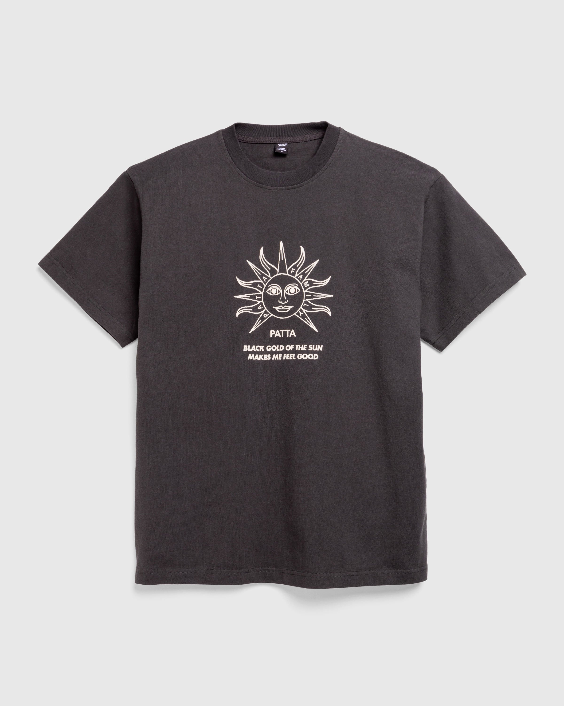 Patta – Black Gold Sun T-Shirt Pirate Black | Highsnobiety Shop