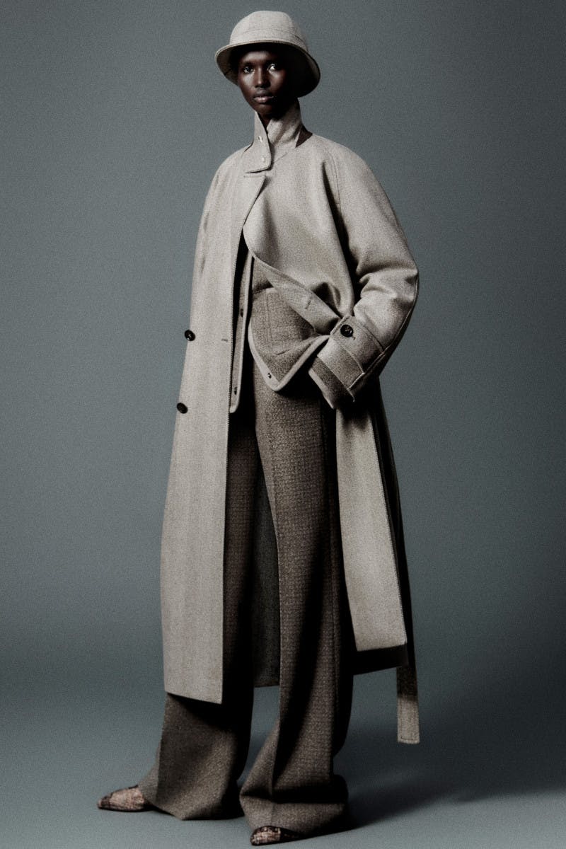 A sleek grey look from Loro Piana FW24