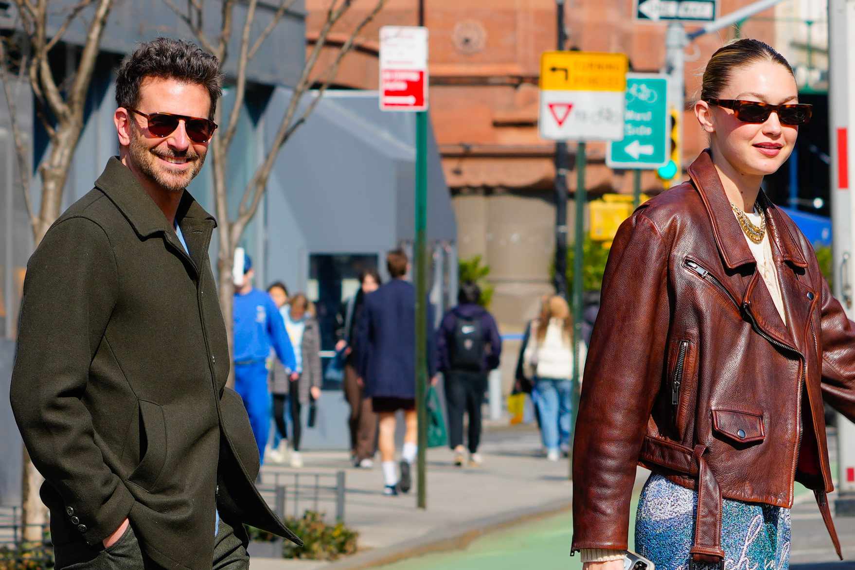 Bradley Cooper Streetwear Swag Took Over Gigi Hadid's Style