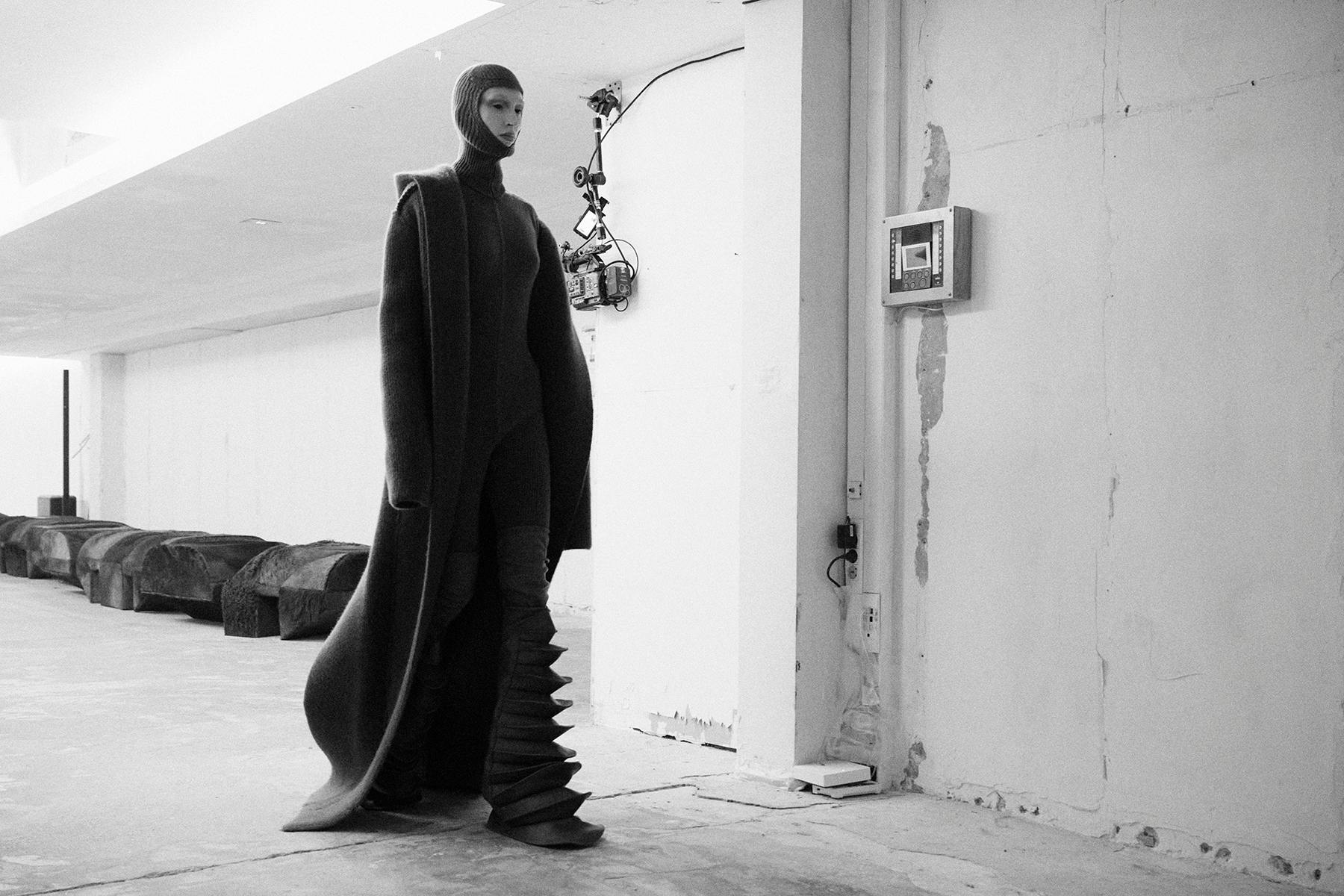 Rick Owens' Fall/Winter 2024 womenswear collection at Paris Fashion Week