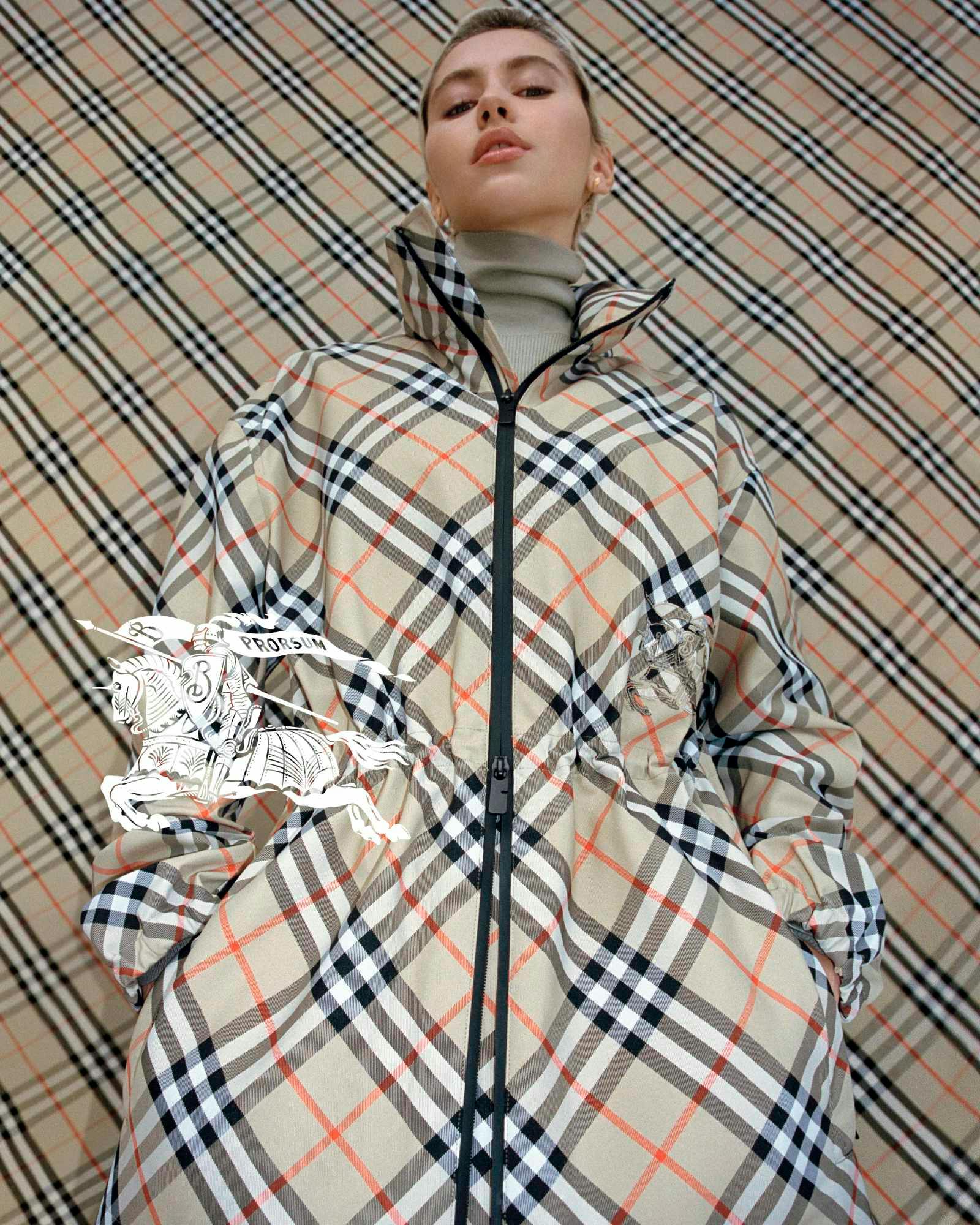 Burberry's Classics collection of check-printed clothes