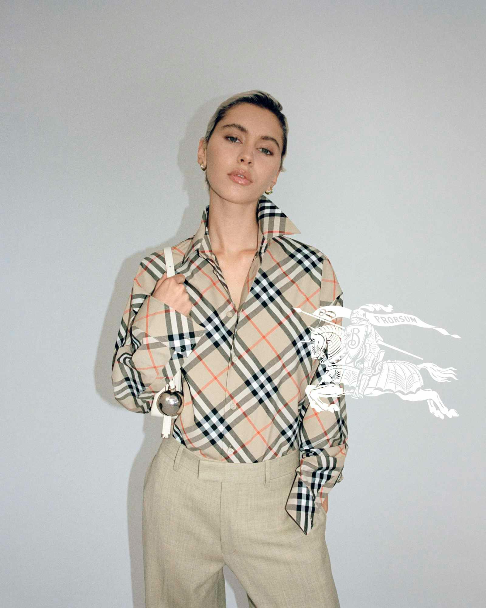 Burberry's Classics collection of check-printed clothes