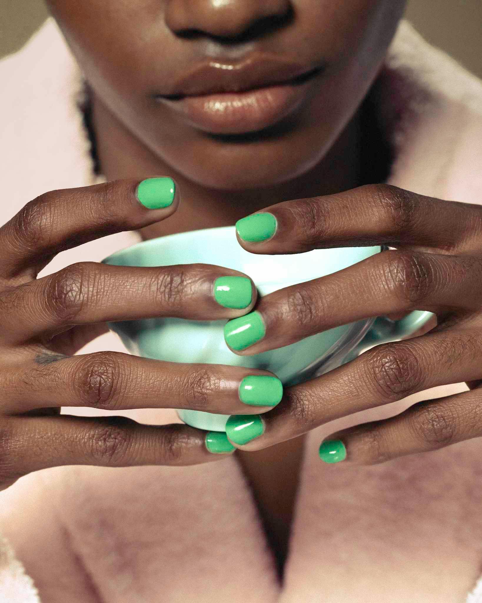 Tyler the Creator and Pharrell's green nail polish collab