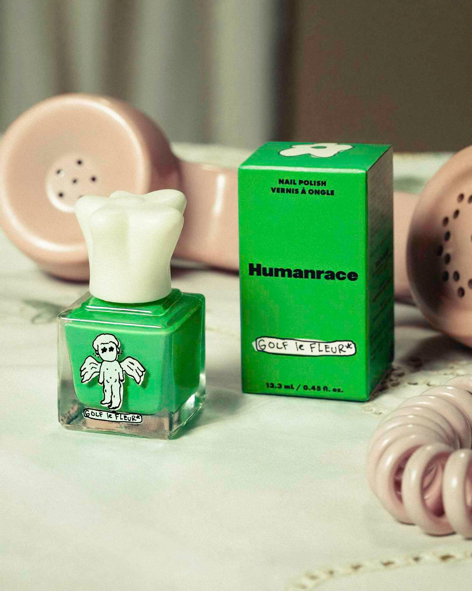 Tyler the Creator and Pharrell's green nail polish collab