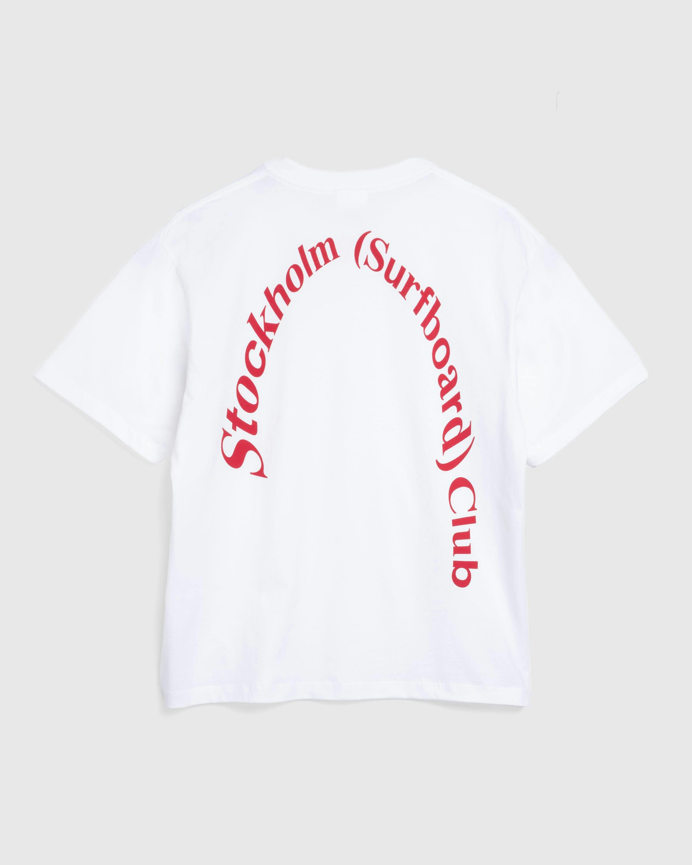 Stockholm Surfboard Club - Regular Tee White - Clothing - White - Image 1