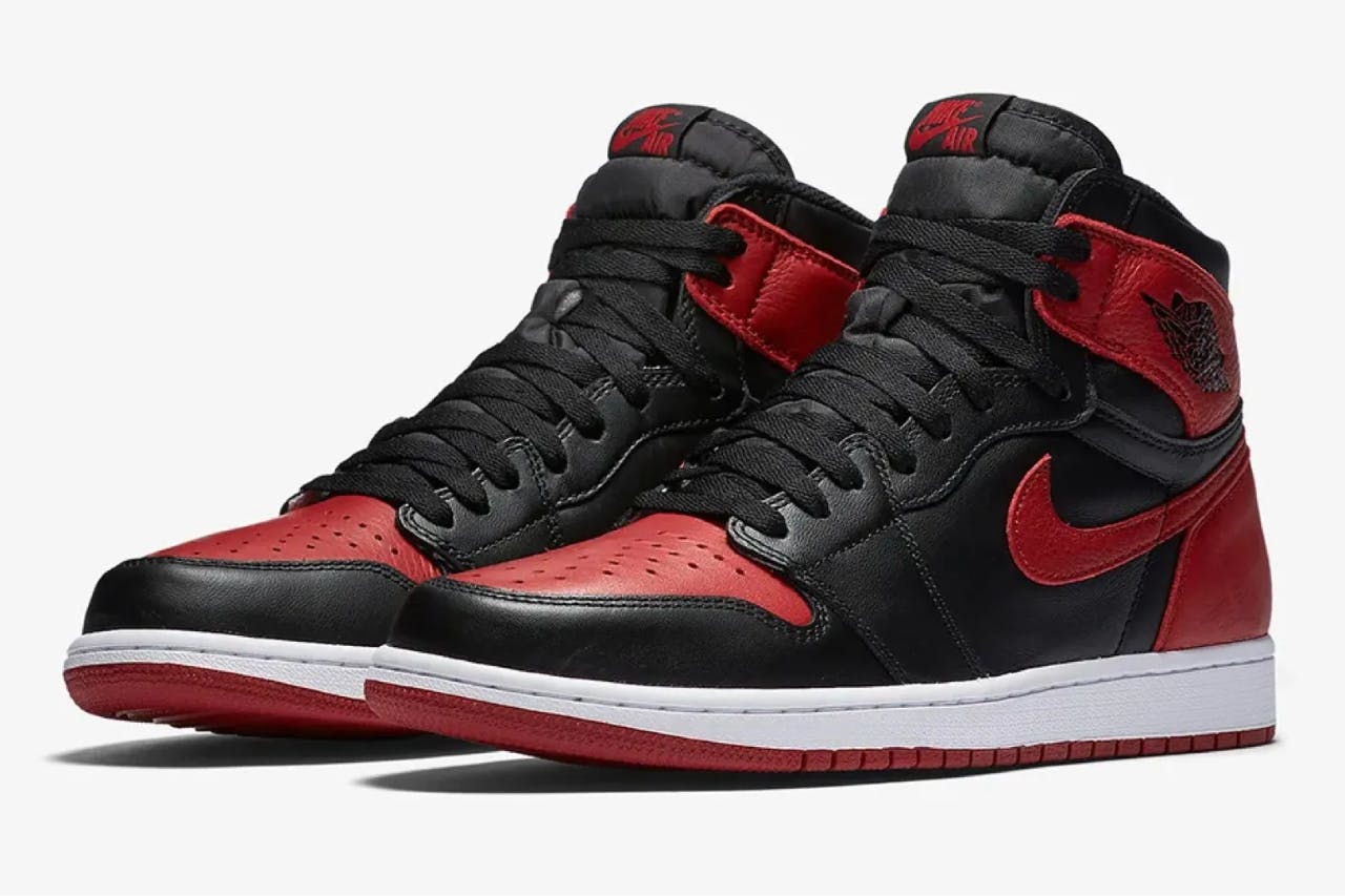 nike air jordan 1 high bred sneakers