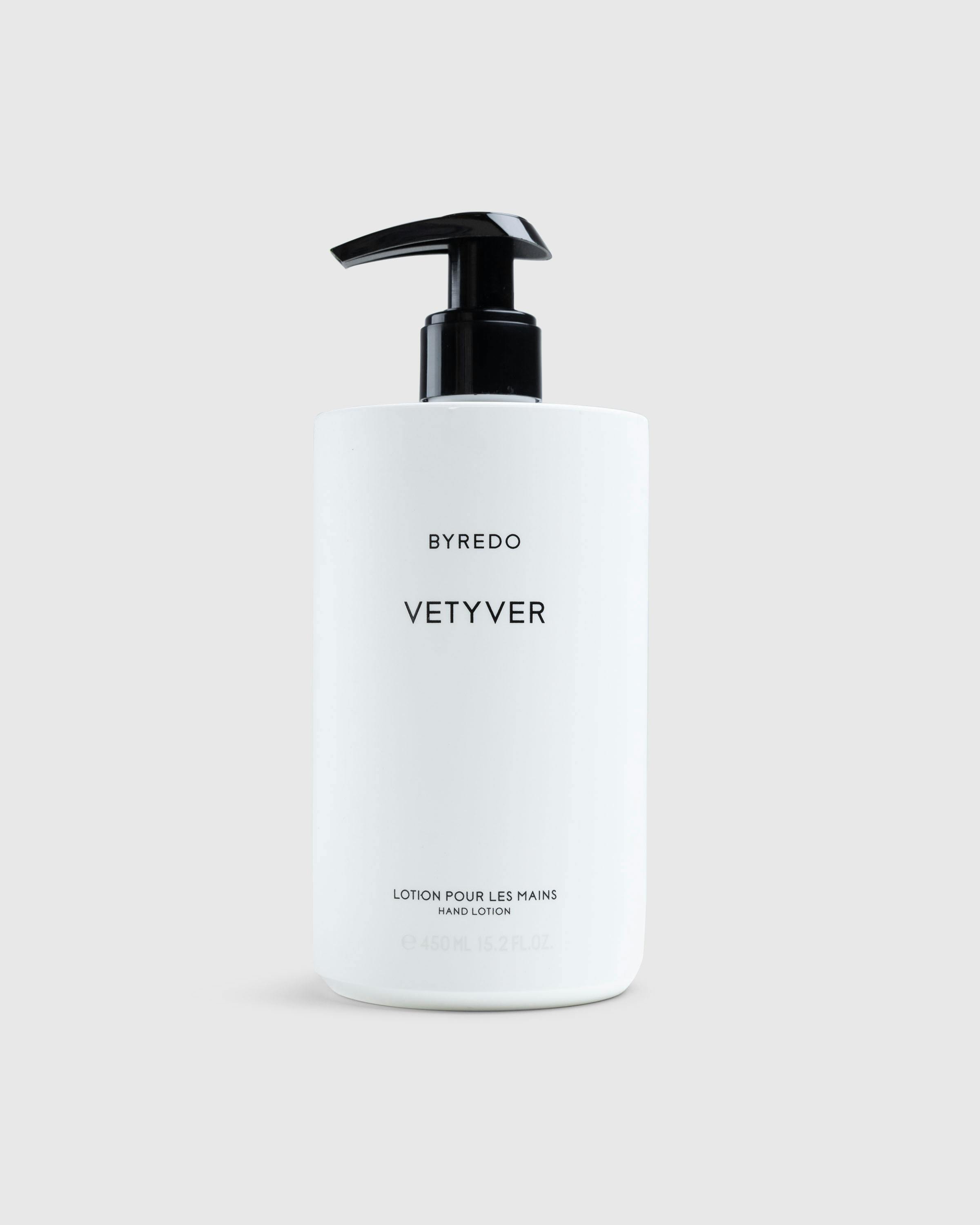 Byredo – Hand Lotion 450ml Vetyver Clear - Body - Transparent - Image 1