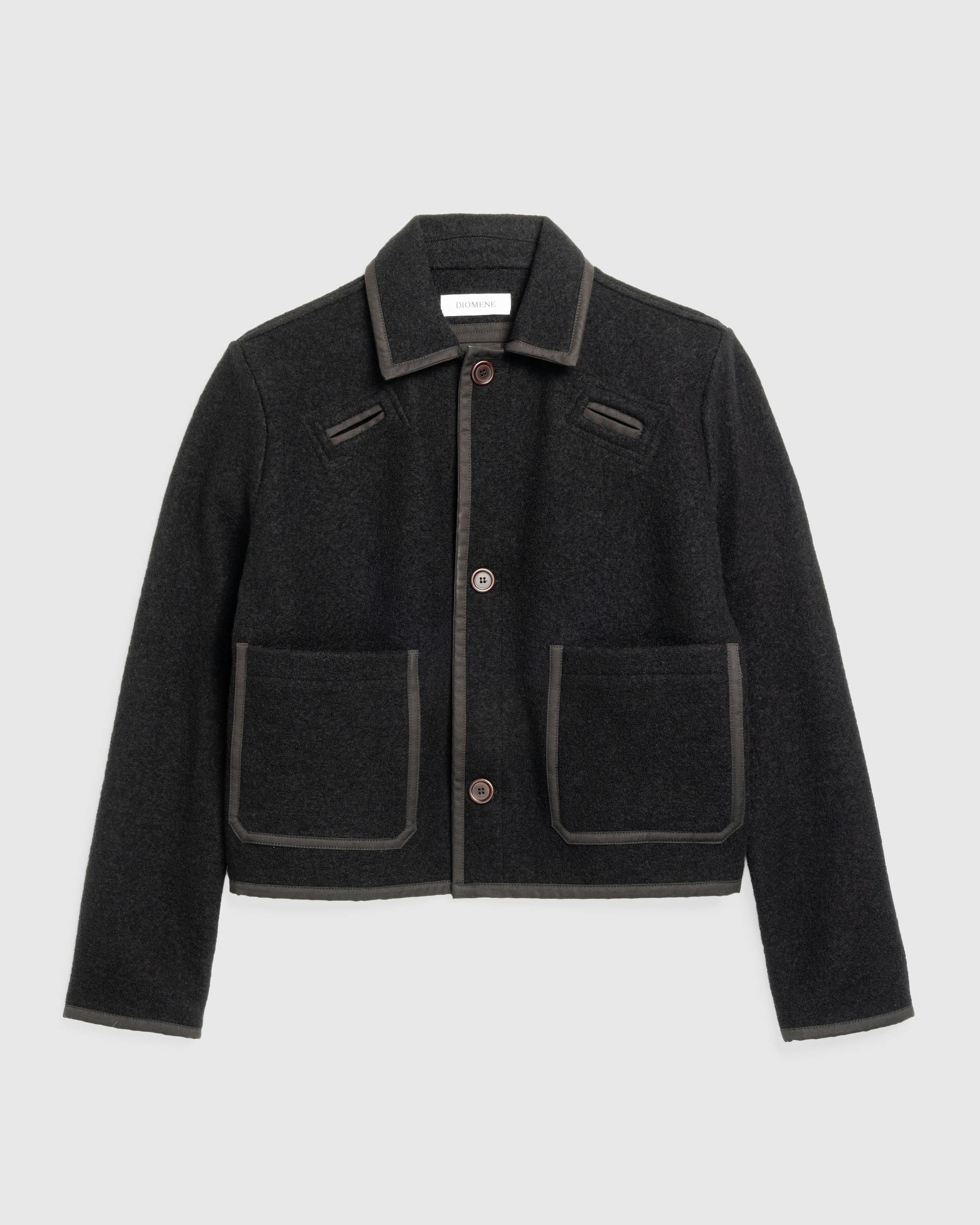 Diomene by Damir Doma – Boiled Wool Jacket - Down Jackets - Grey - Image 1