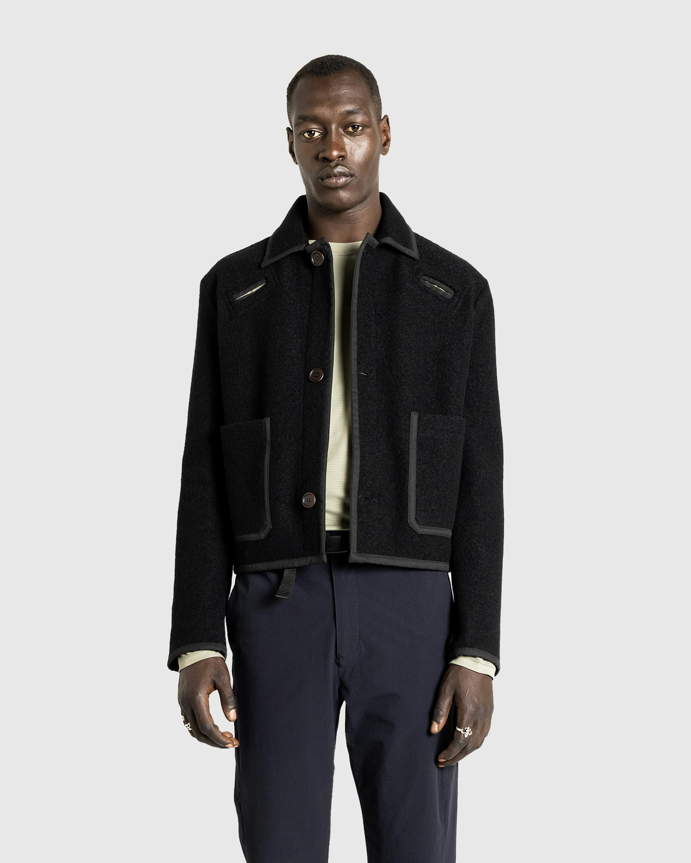 Diomene by Damir Doma – Boiled Wool Jacket - Down Jackets - Grey - Image 2