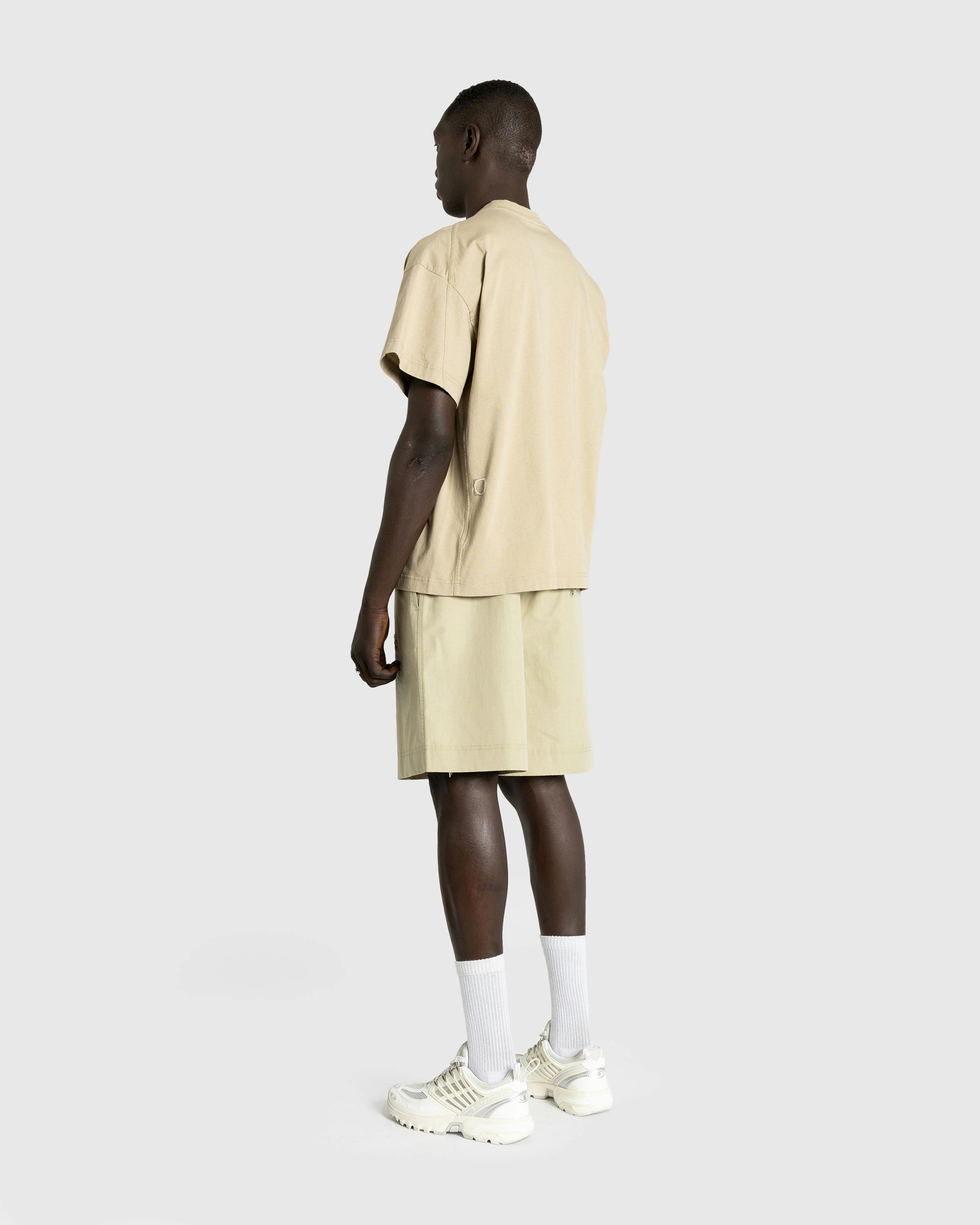 Diomene by Damir Doma – Cotton Crewneck T-Shirt - Tees - Beige - Image 4