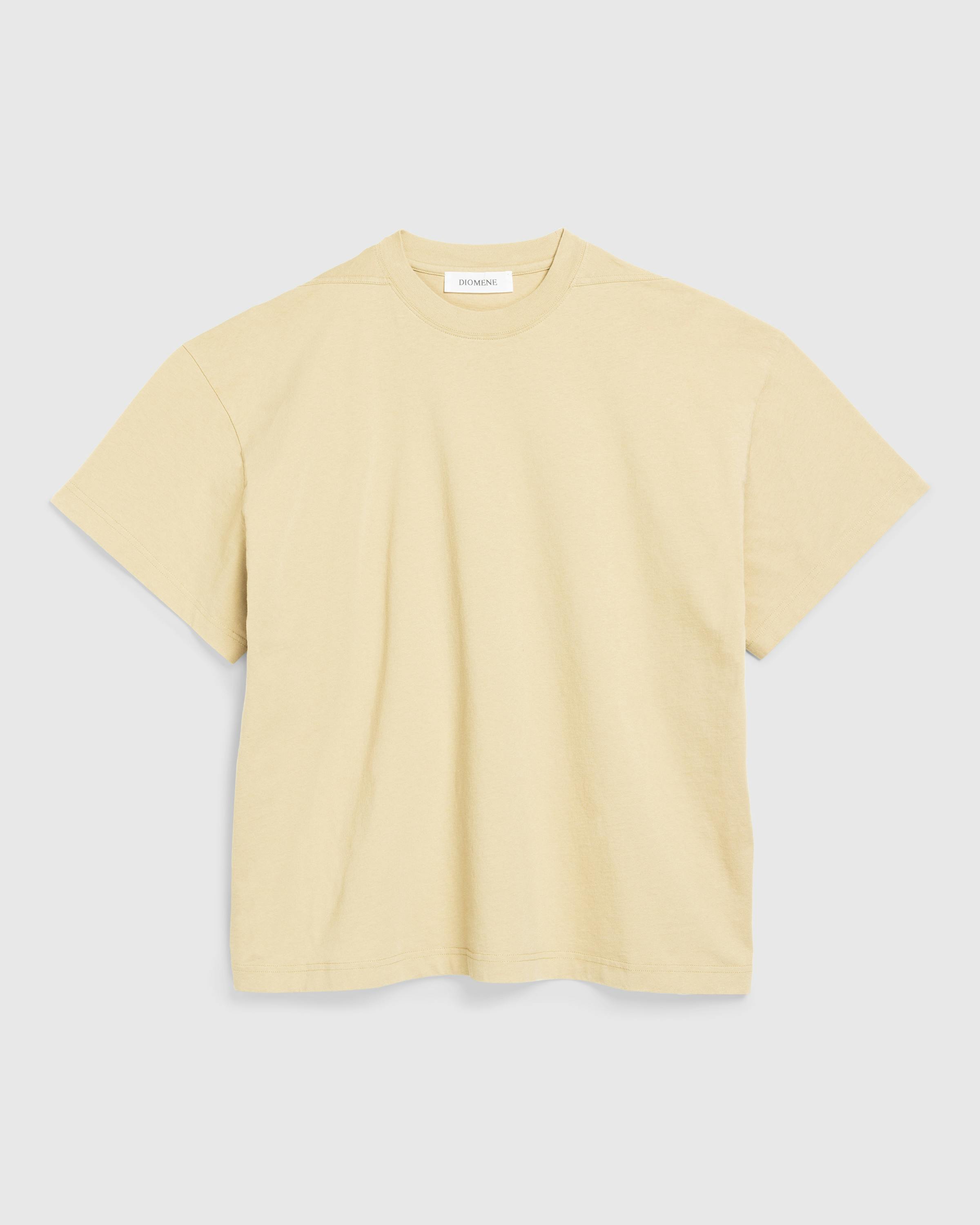 Diomene by Damir Doma – Cotton Crewneck T-Shirt - Tees - Beige - Image 1