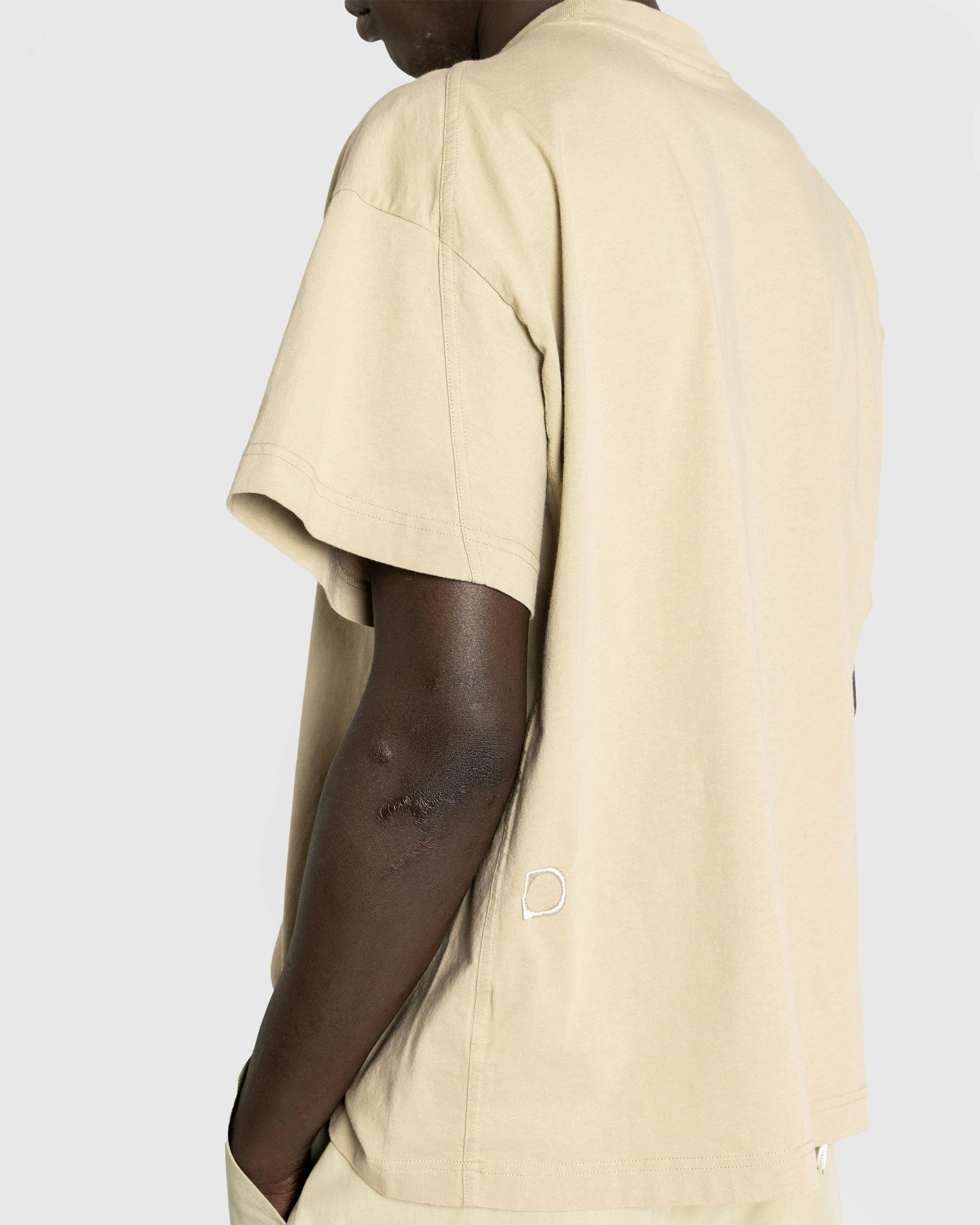 Diomene by Damir Doma – Cotton Crewneck T-Shirt - Tees - Beige - Image 5