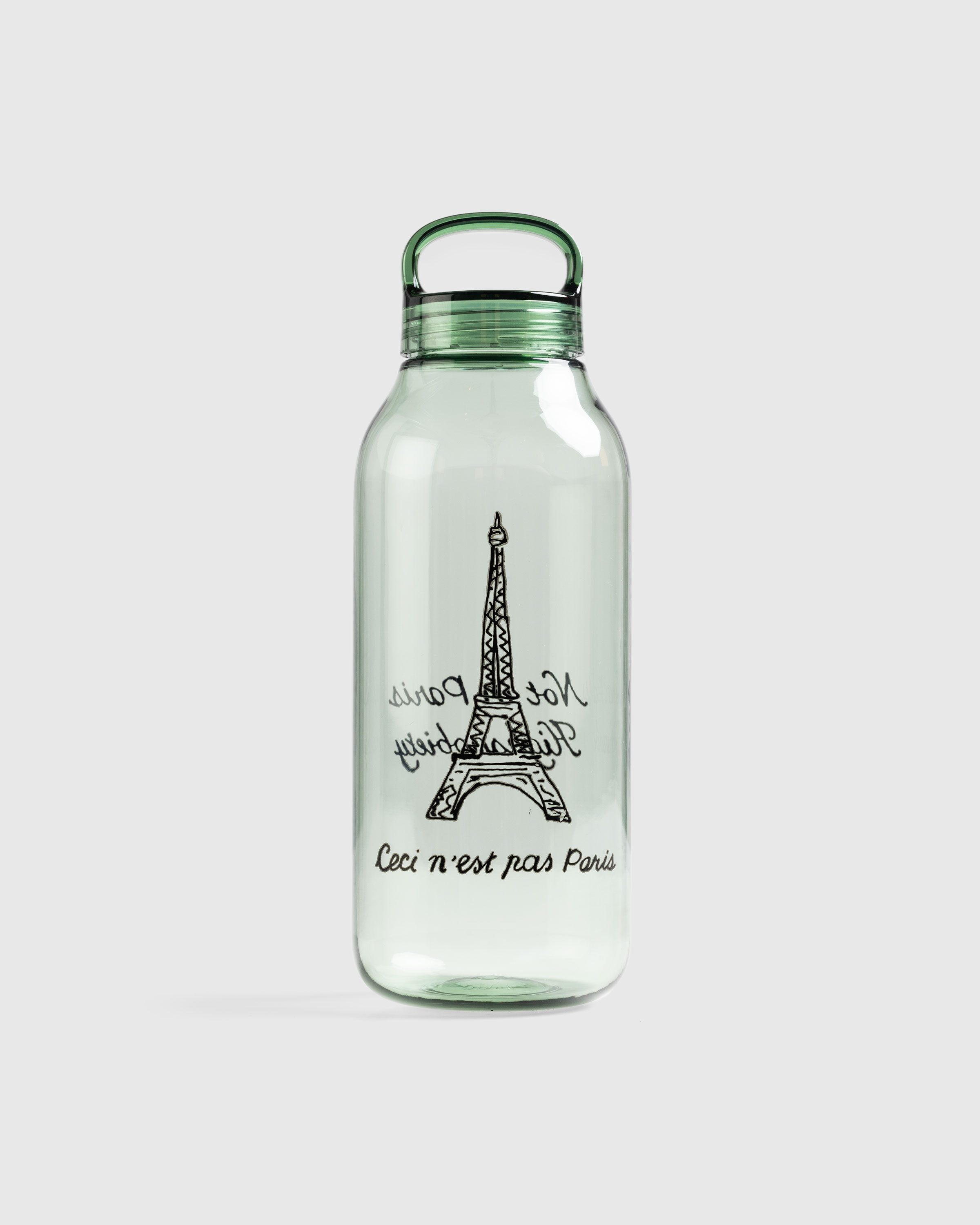 Highsnobiety – Not In Paris Water Bottle Light Green - Bottles & Bowls - Green - Image 1