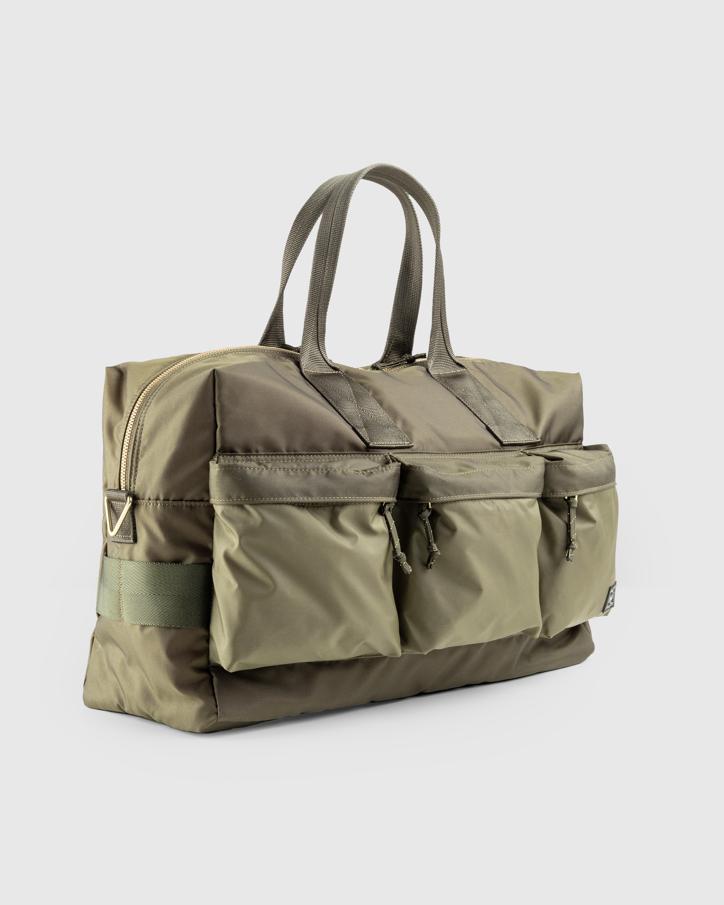 Porter-Yoshida & Co. – Force 2Way Duffle Bag Olive Drab - Shoulder Bags - Green - Image 2