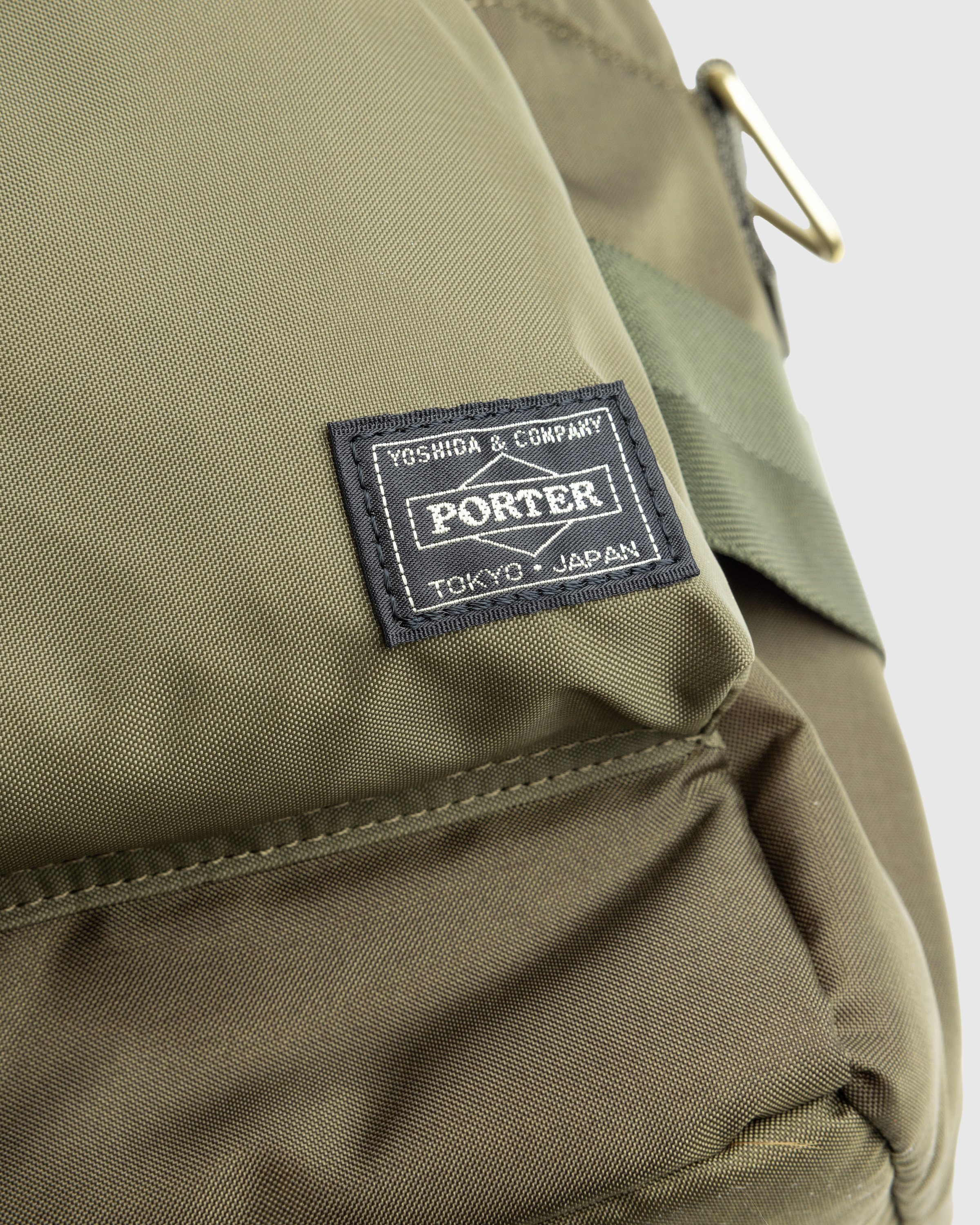 Porter-Yoshida & Co. – Force 2Way Duffle Bag Olive Drab - Shoulder Bags - Green - Image 6