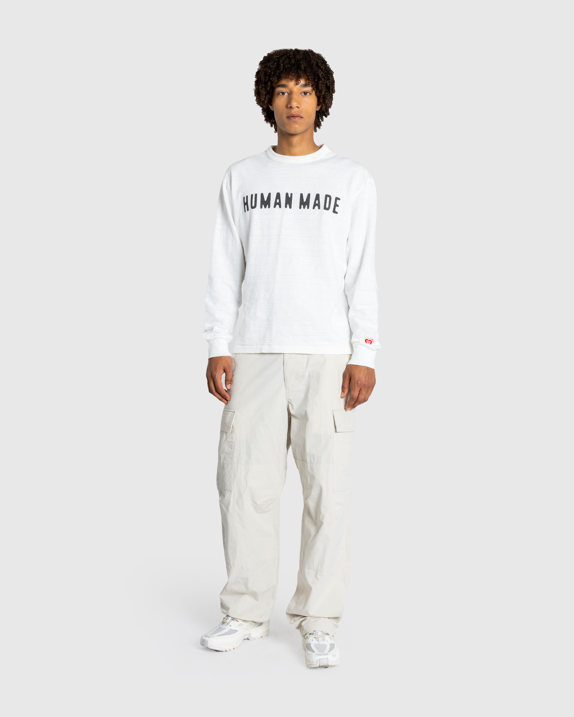 Human Made – Graphic L/S T-Shirt White | Highsnobiety Shop